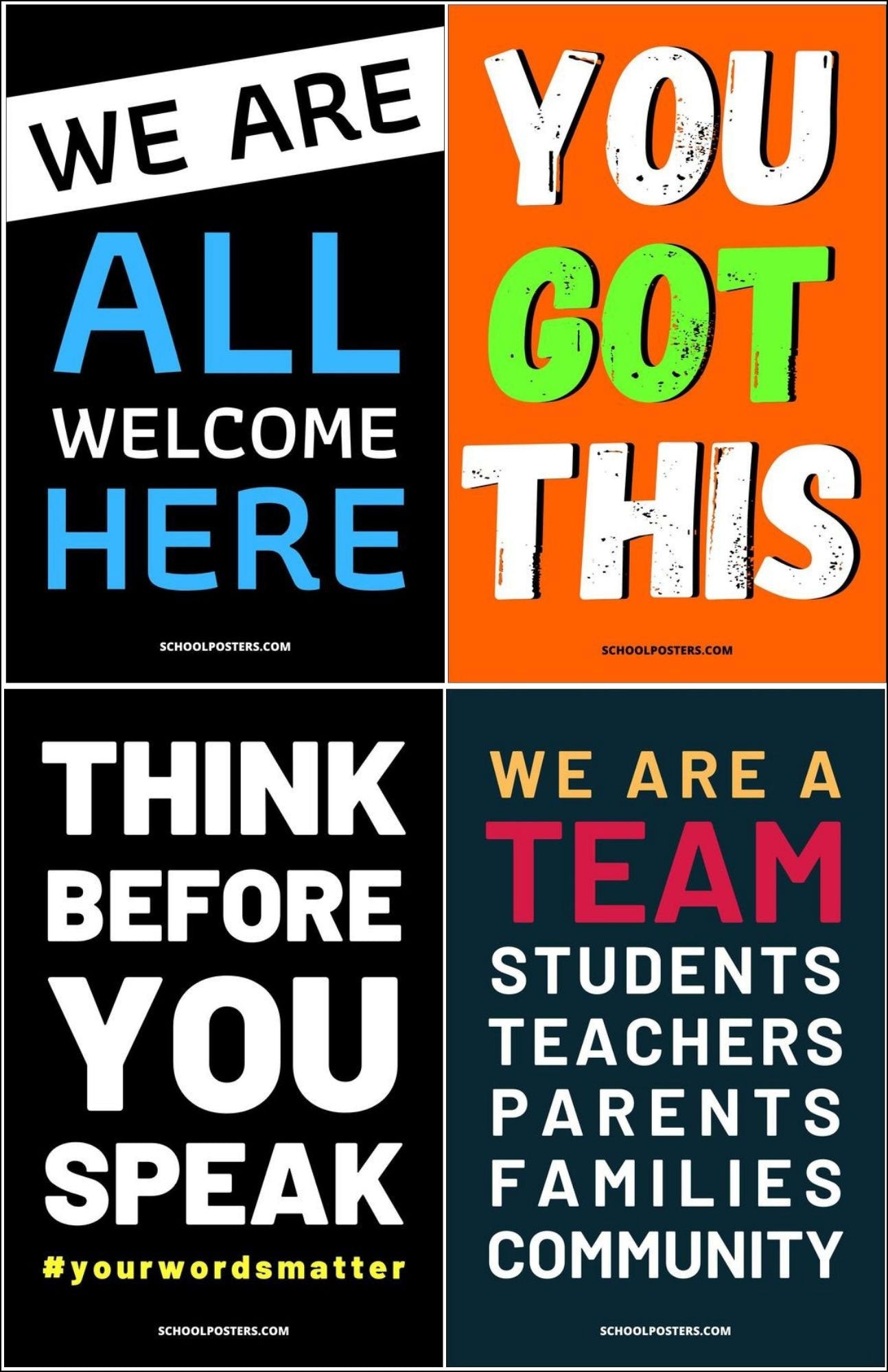 Elementary XL Poster Package