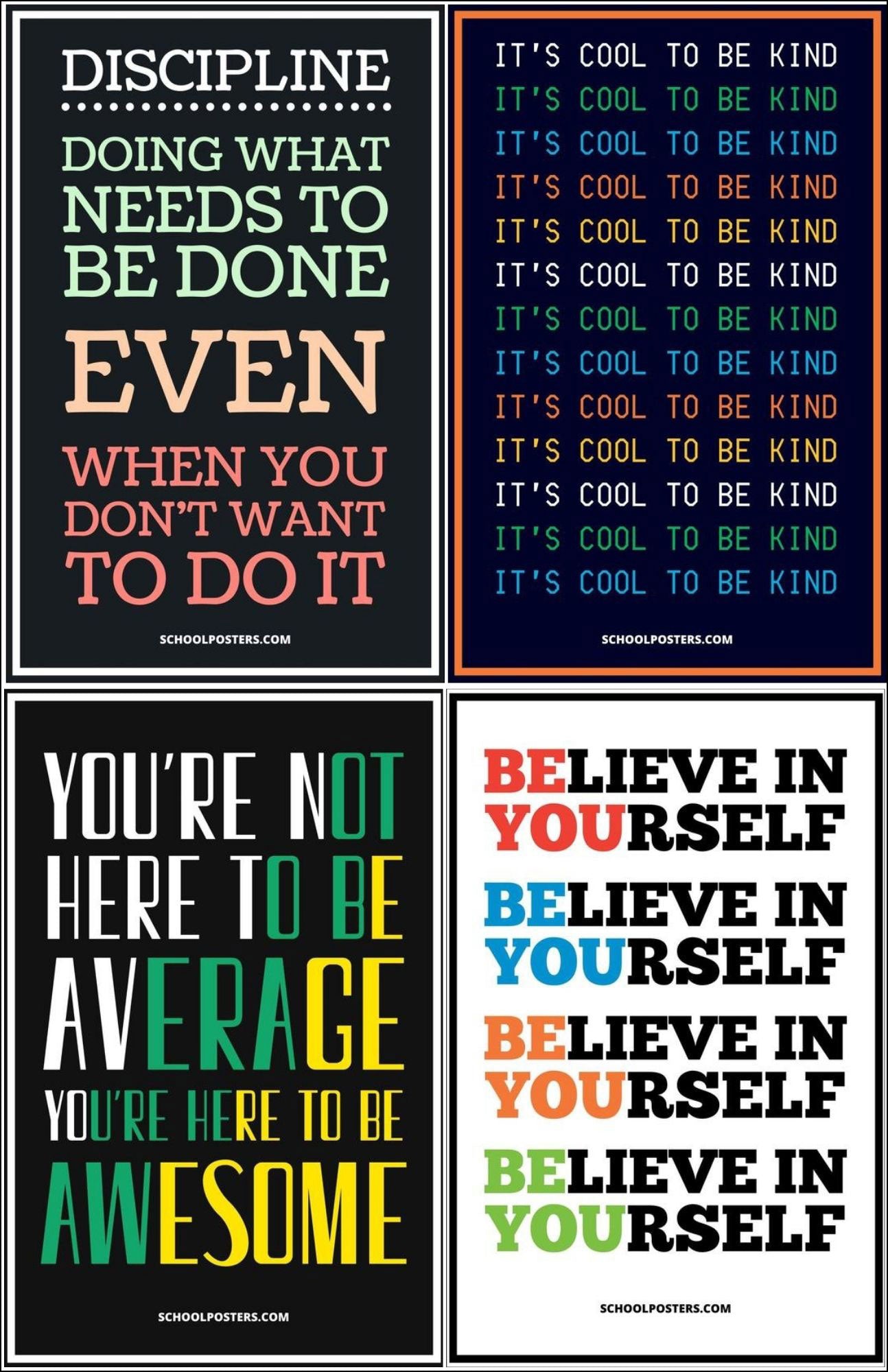Middle School Medium Poster Package