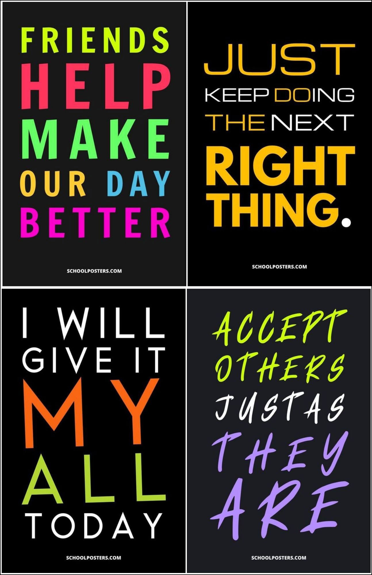 Middle School Large Poster Package