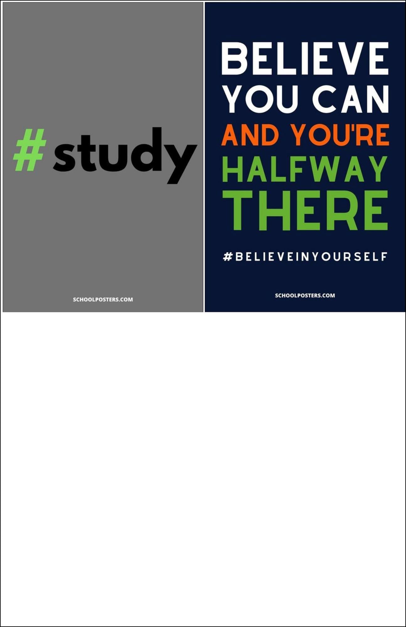 Middle School Large Poster Package