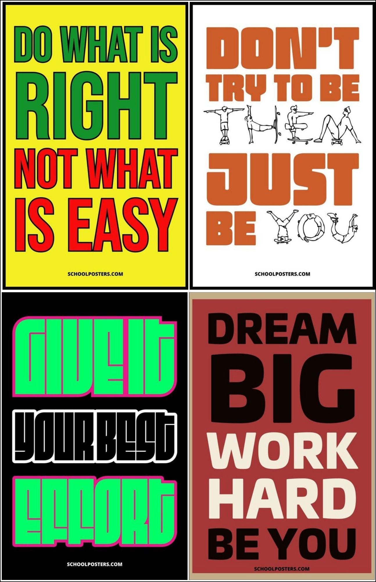 Junior High School Large Poster Package
