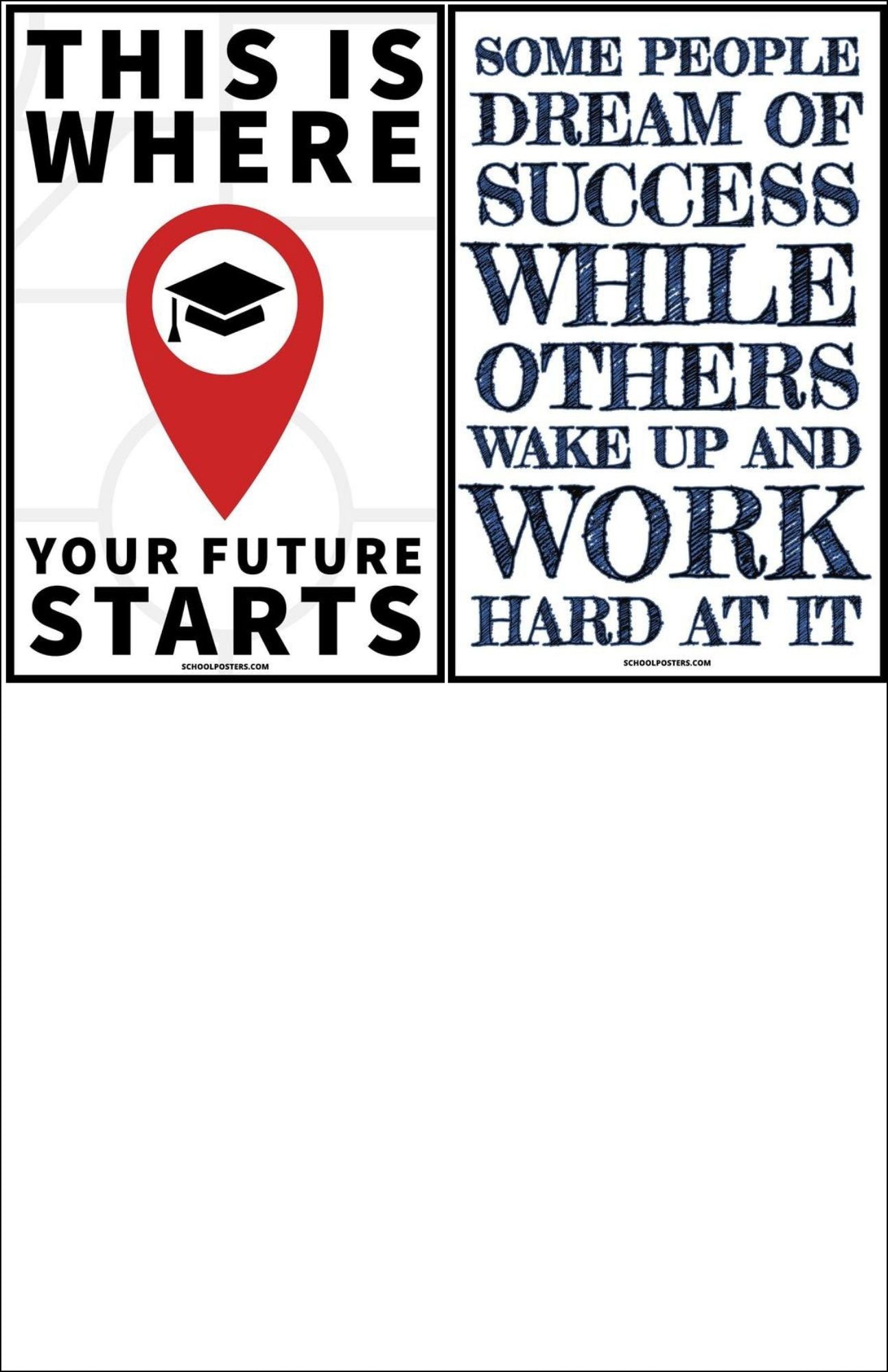 High School Large Poster Package