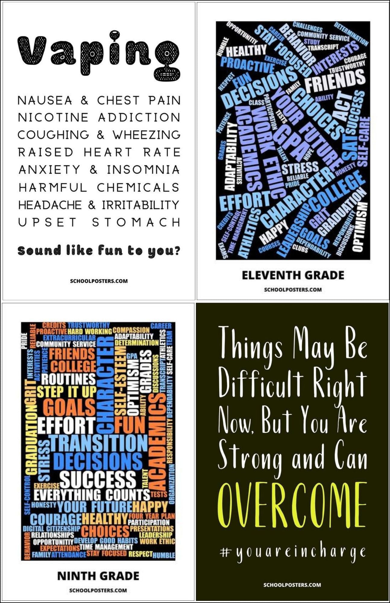 High School Large Poster Package