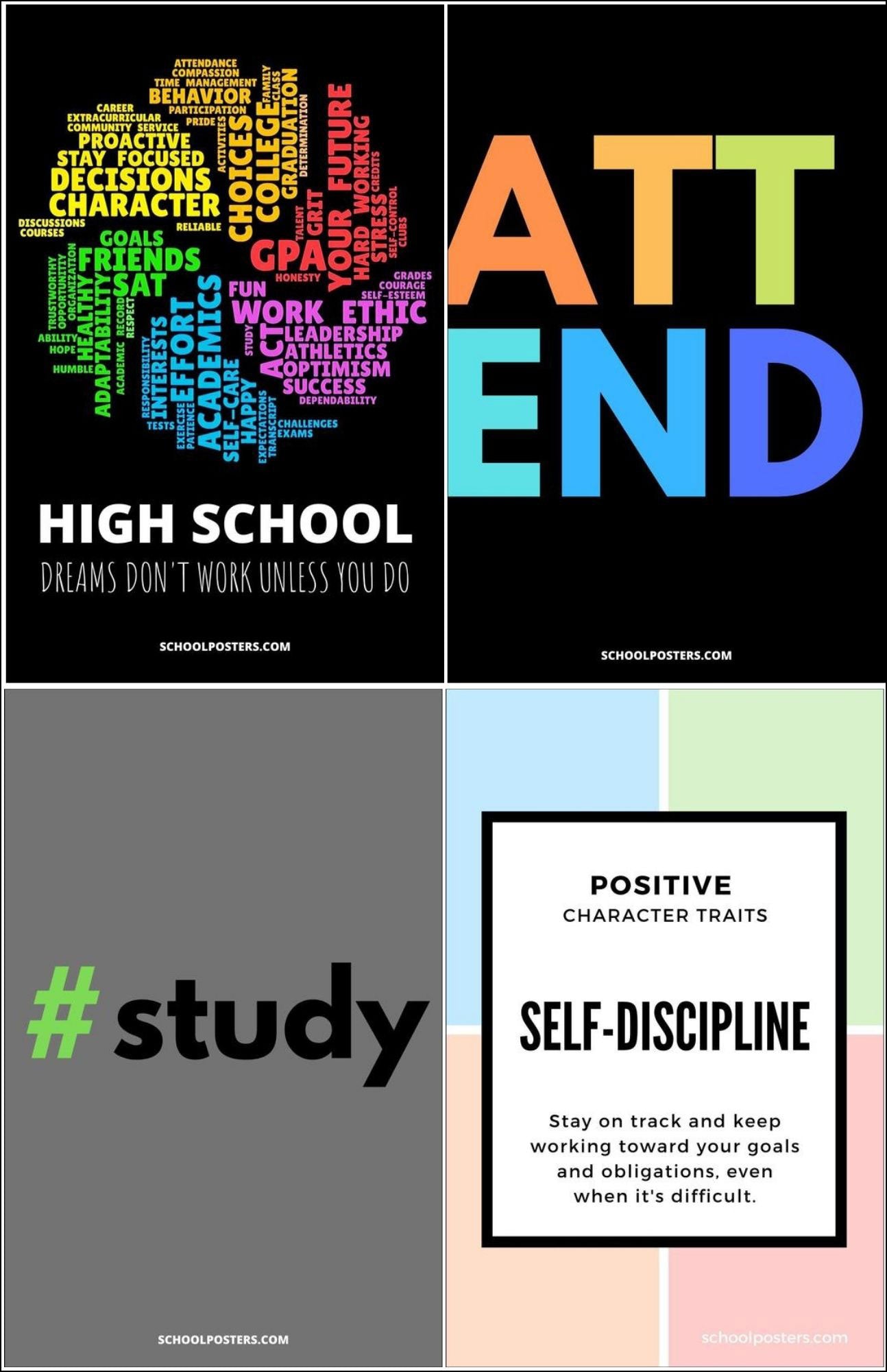 High School XXL Poster Package