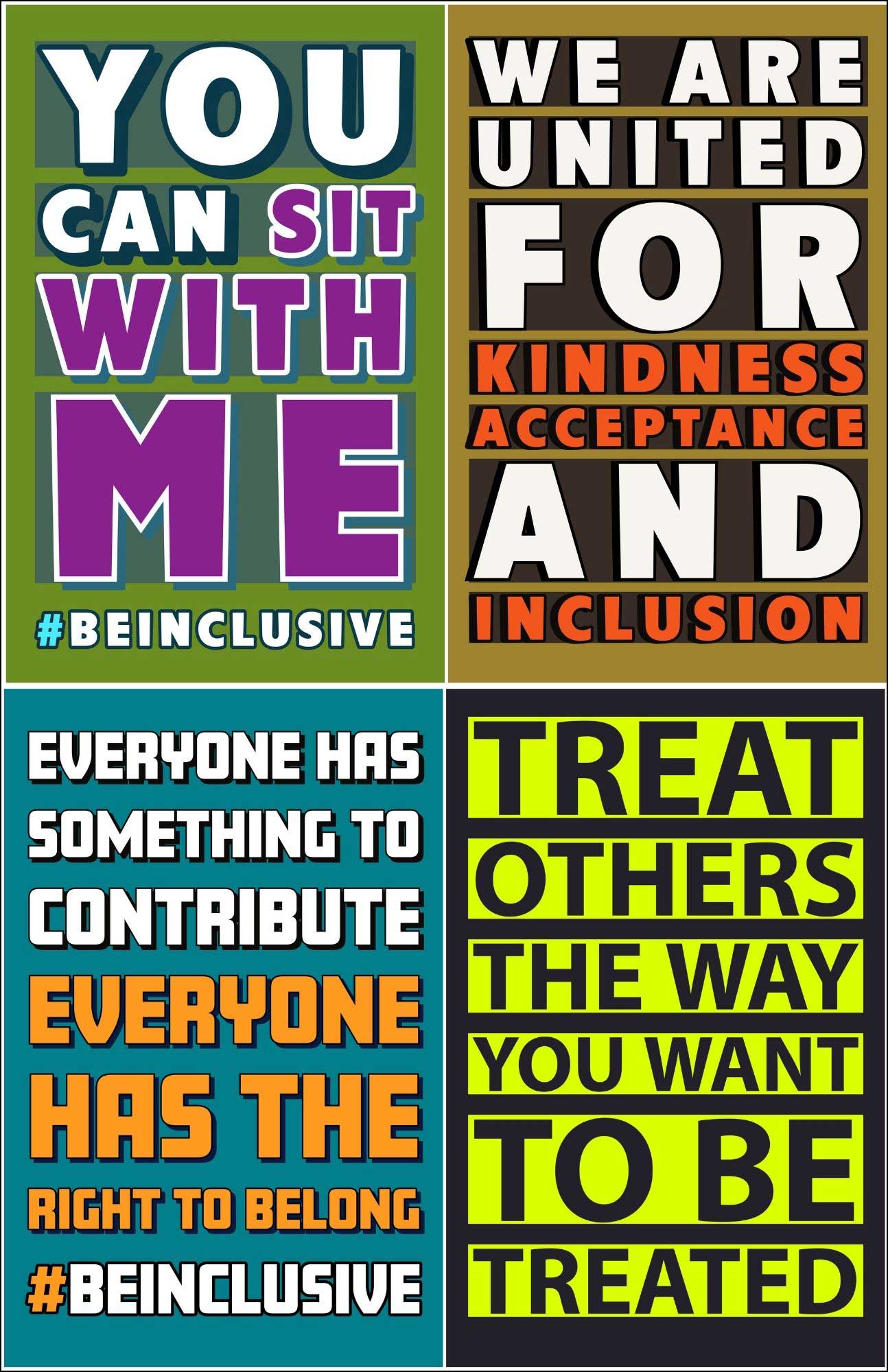 Inclusion Poster Package (Set of 9)