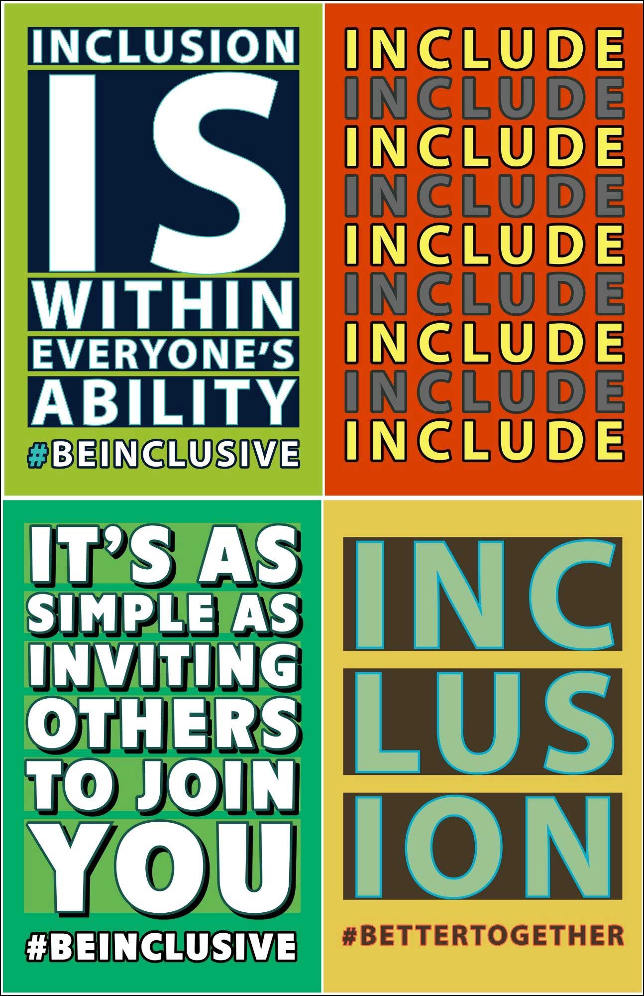 Inclusion Poster Package (Set of 9)