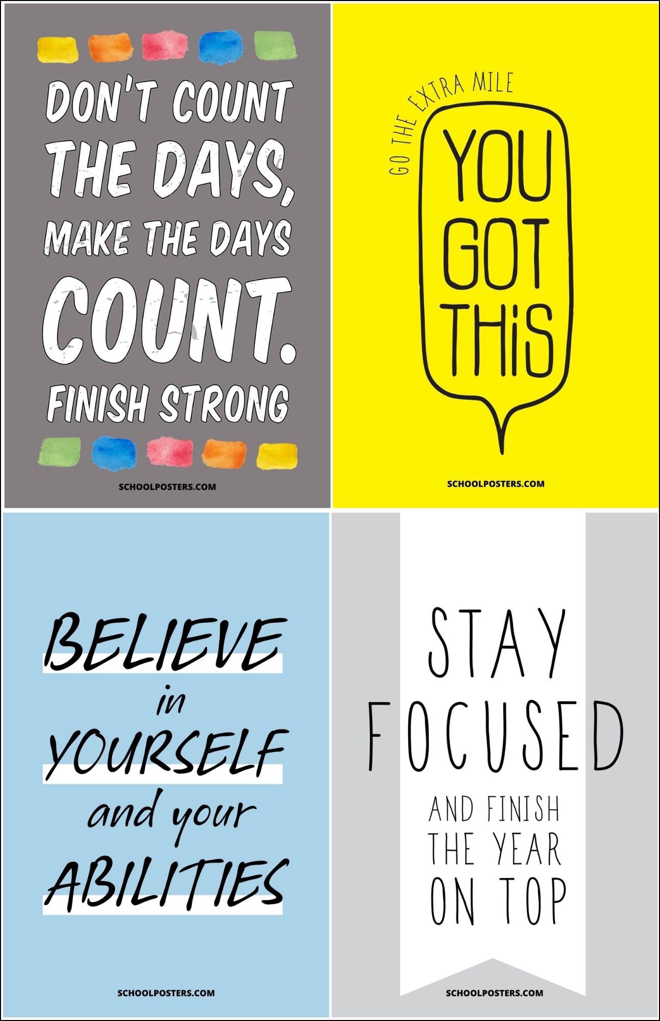 2nd Half Push Poster Package (Set Of 10)