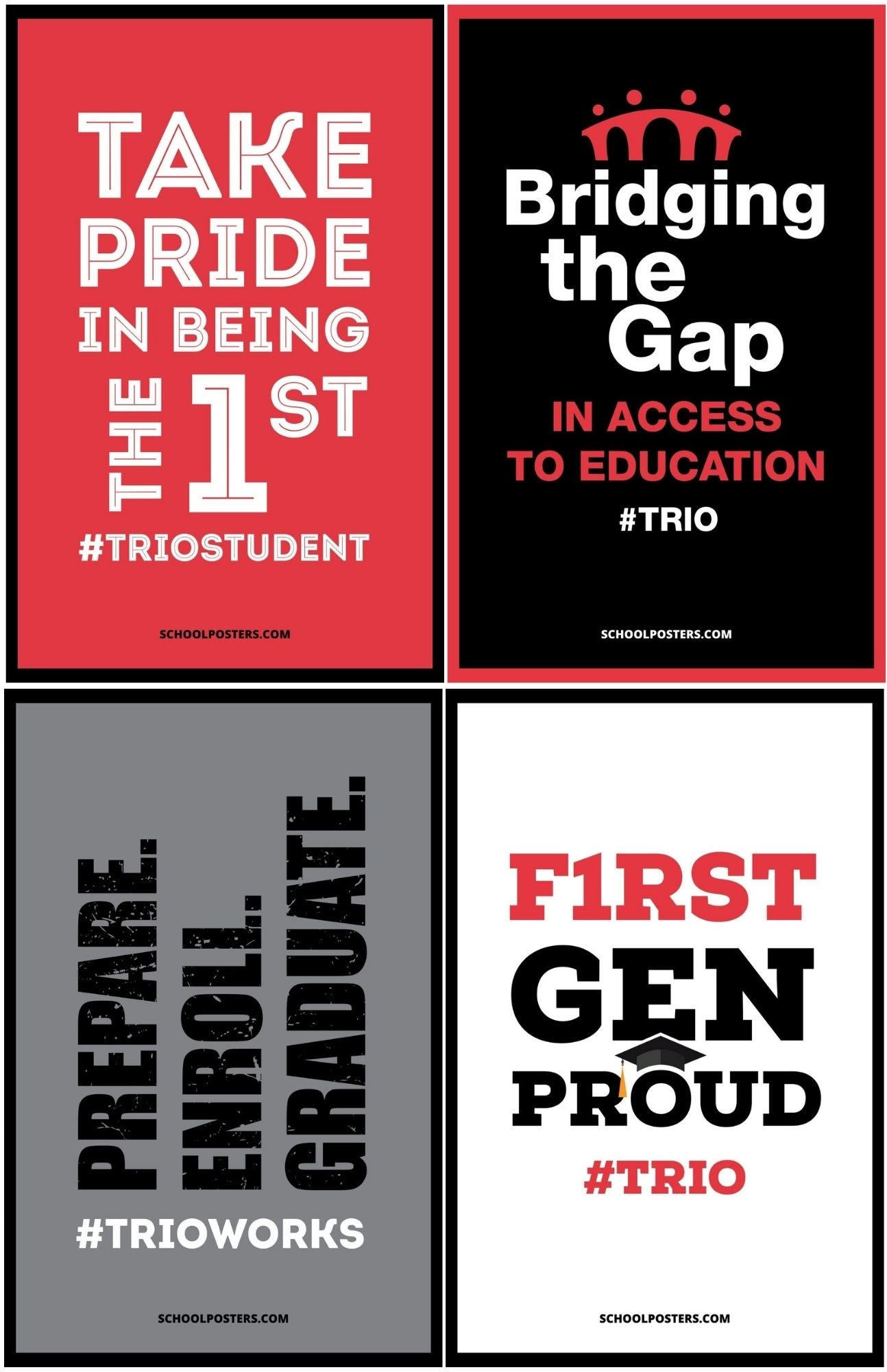 TRIO Poster Package (Set Of 12)