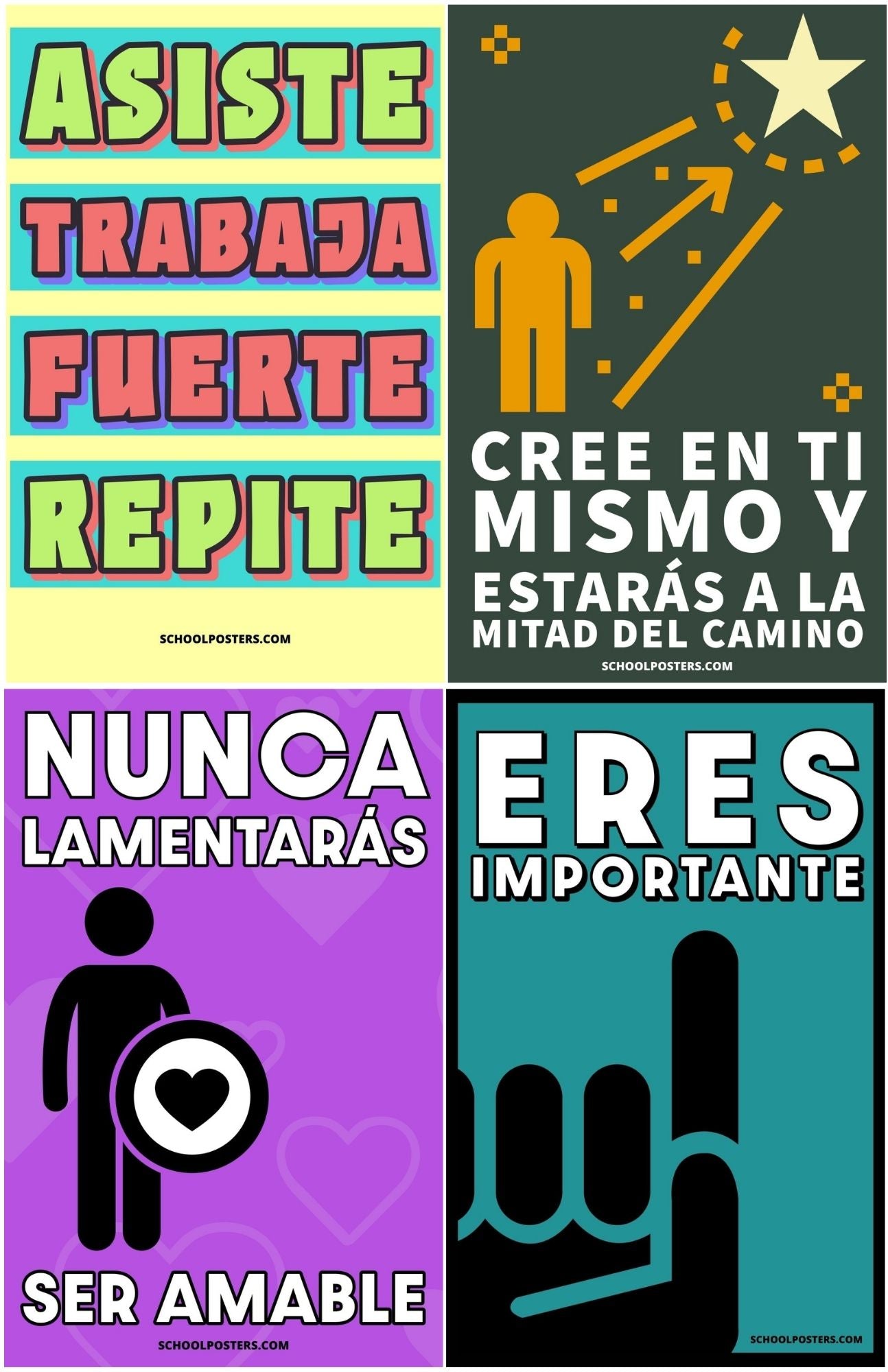 Spanish High School Poster Package (Set Of 15)