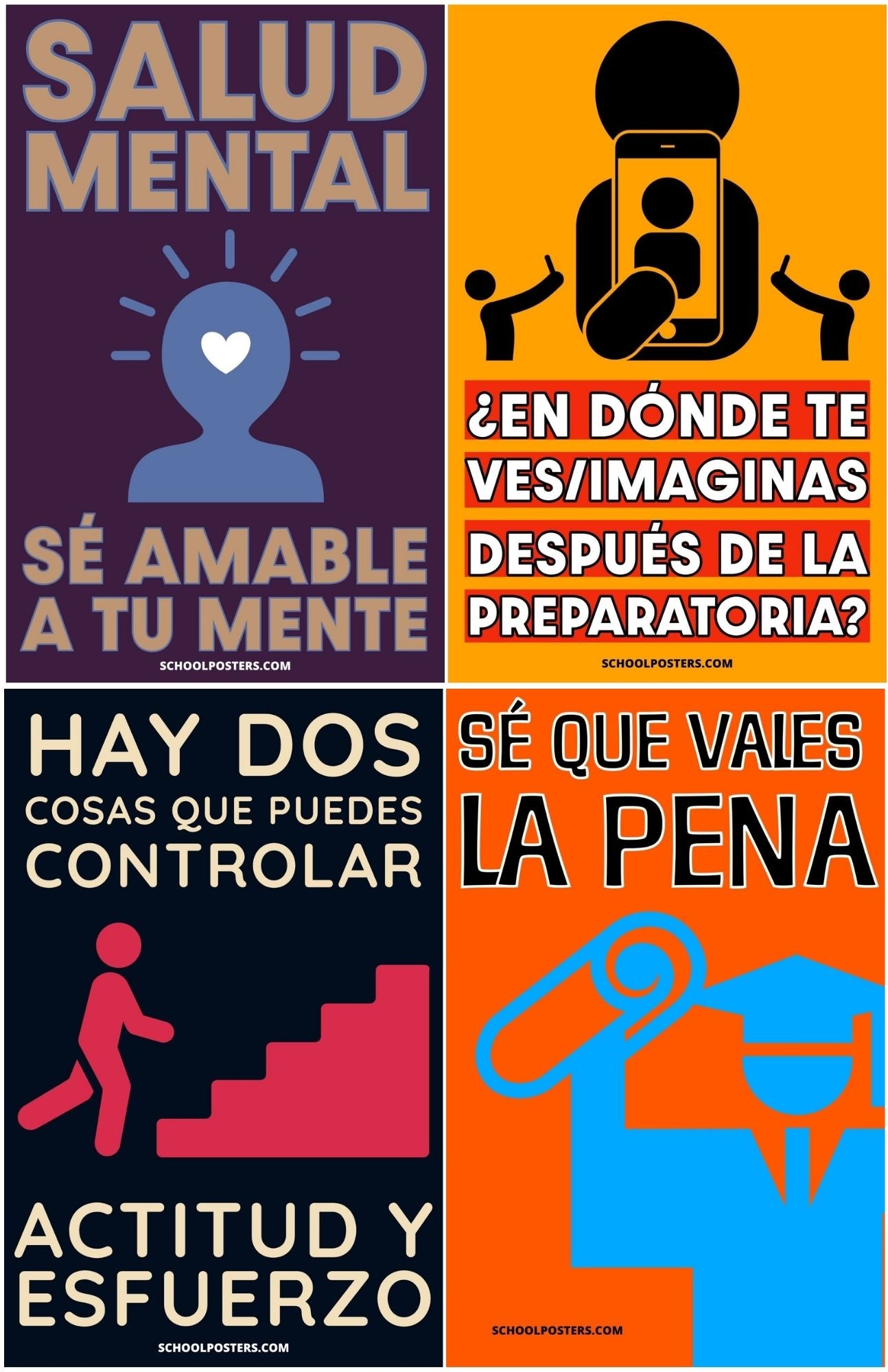 Spanish High School Poster Package (Set Of 15)
