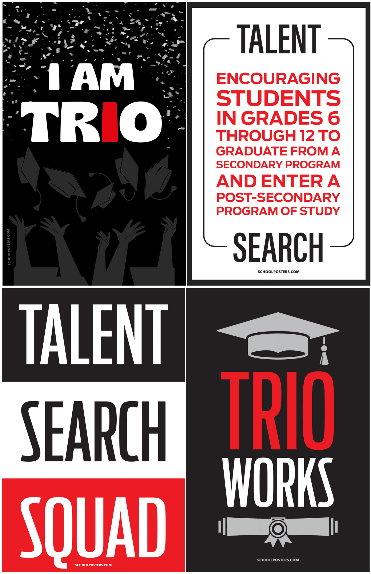 TRIO Talent Search Poster Package