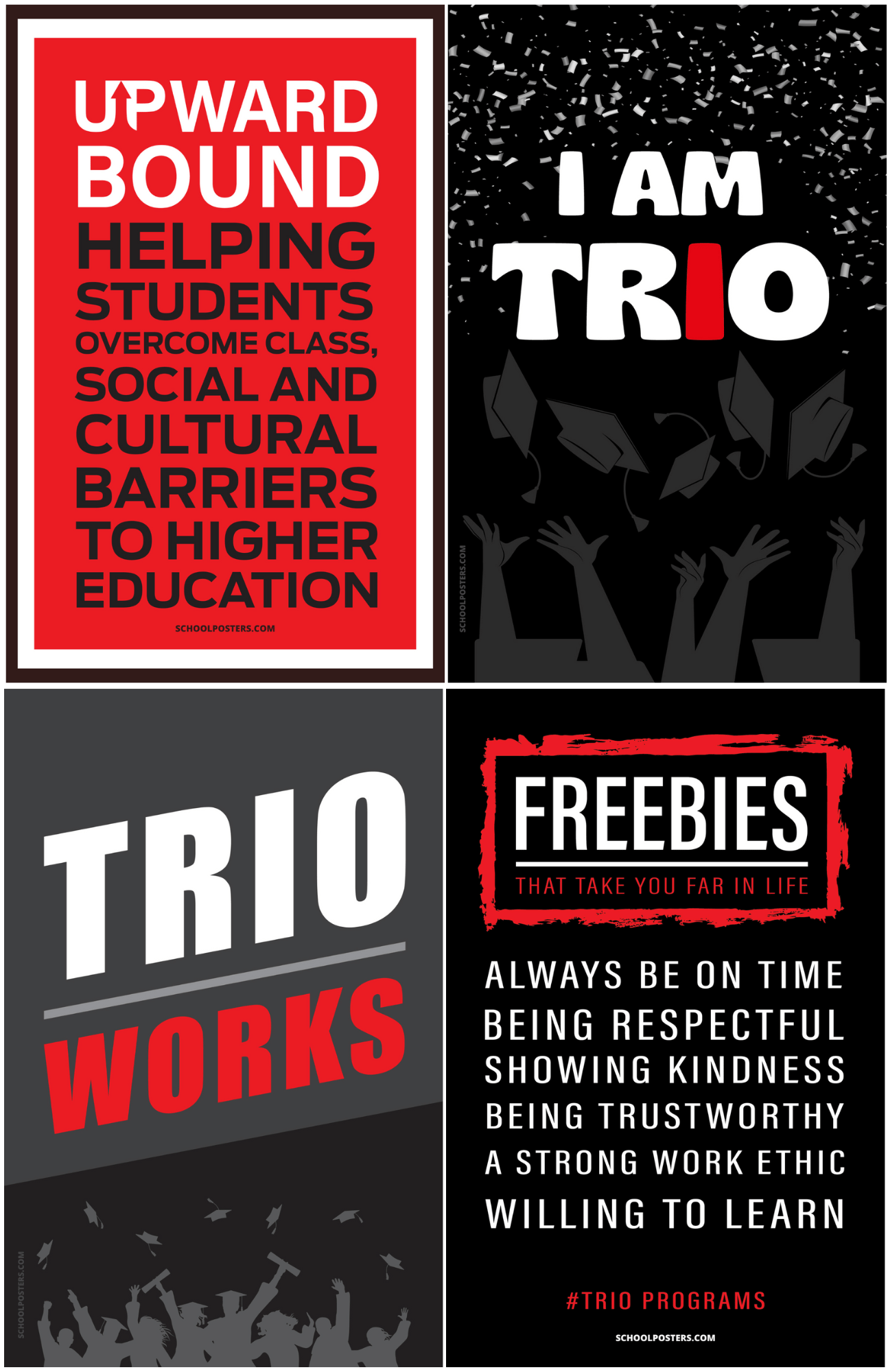 TRIO Upward Bound Poster Package (Set Of 16)
