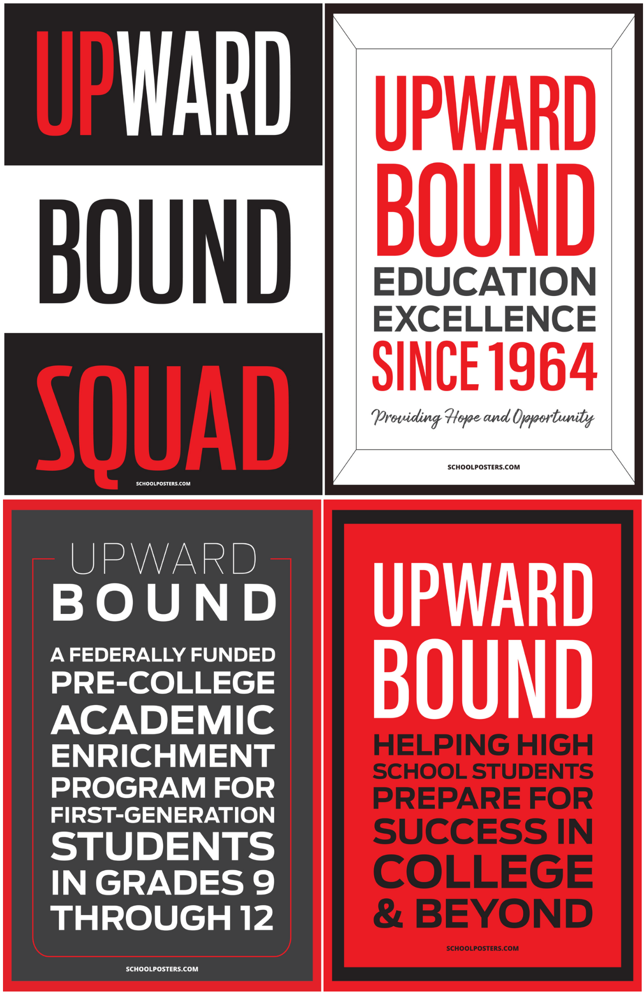 TRIO Upward Bound Poster Package (Set Of 16)