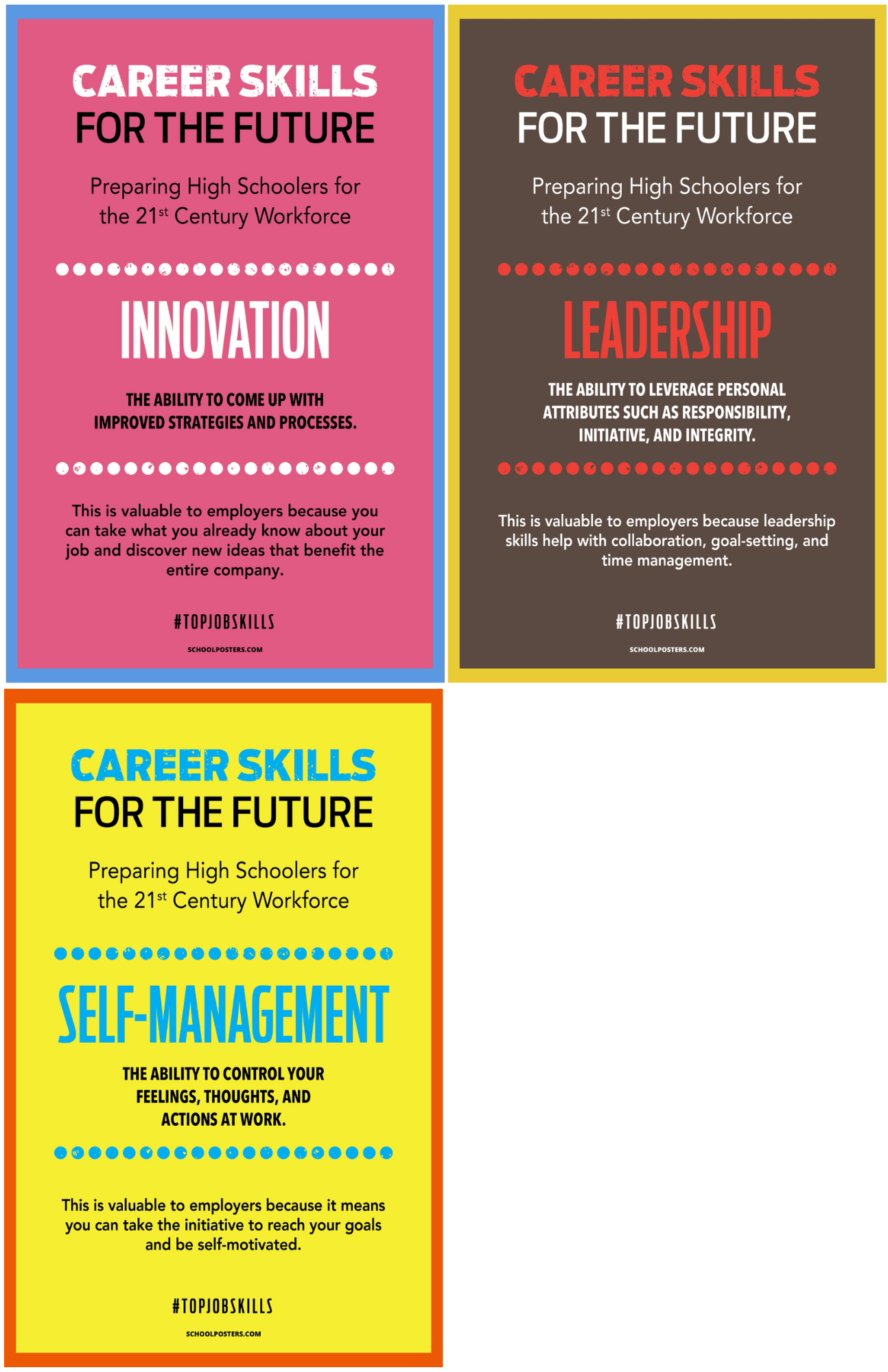 Career Skills for the Future Poster Package