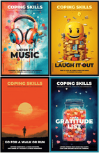 Load image into Gallery viewer, Coping Skills Poster Package