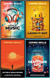 Coping Skills Poster Package