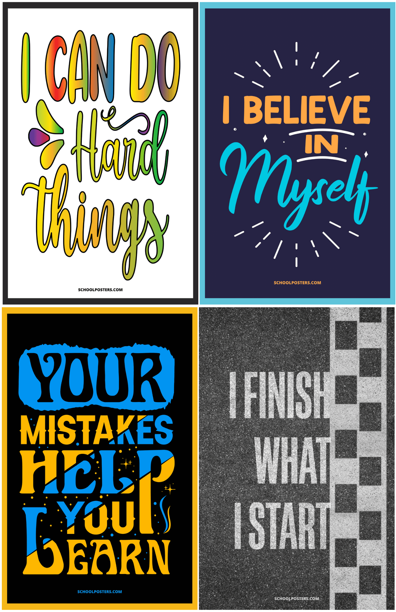 Growth Mindset Mega Poster Package