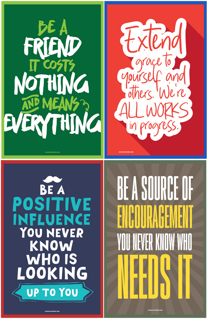 High School Encouragement Poster Package – SchoolPosters.com LLC