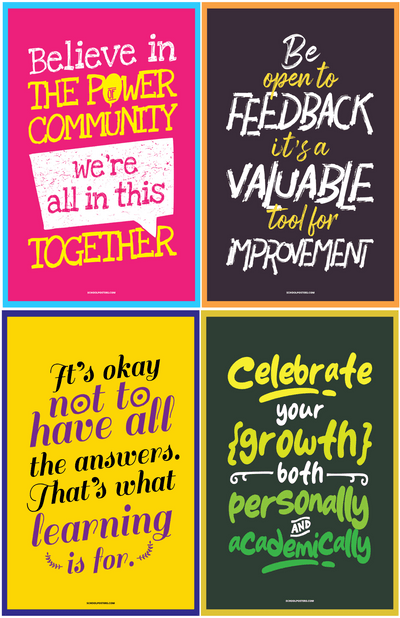 High School Encouragement Poster Package