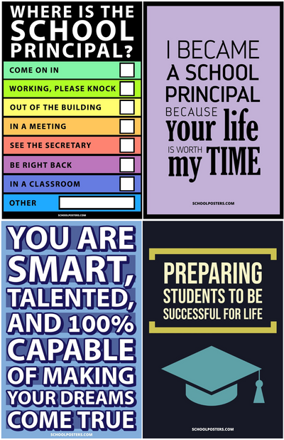 High School Principal Starter Poster Package