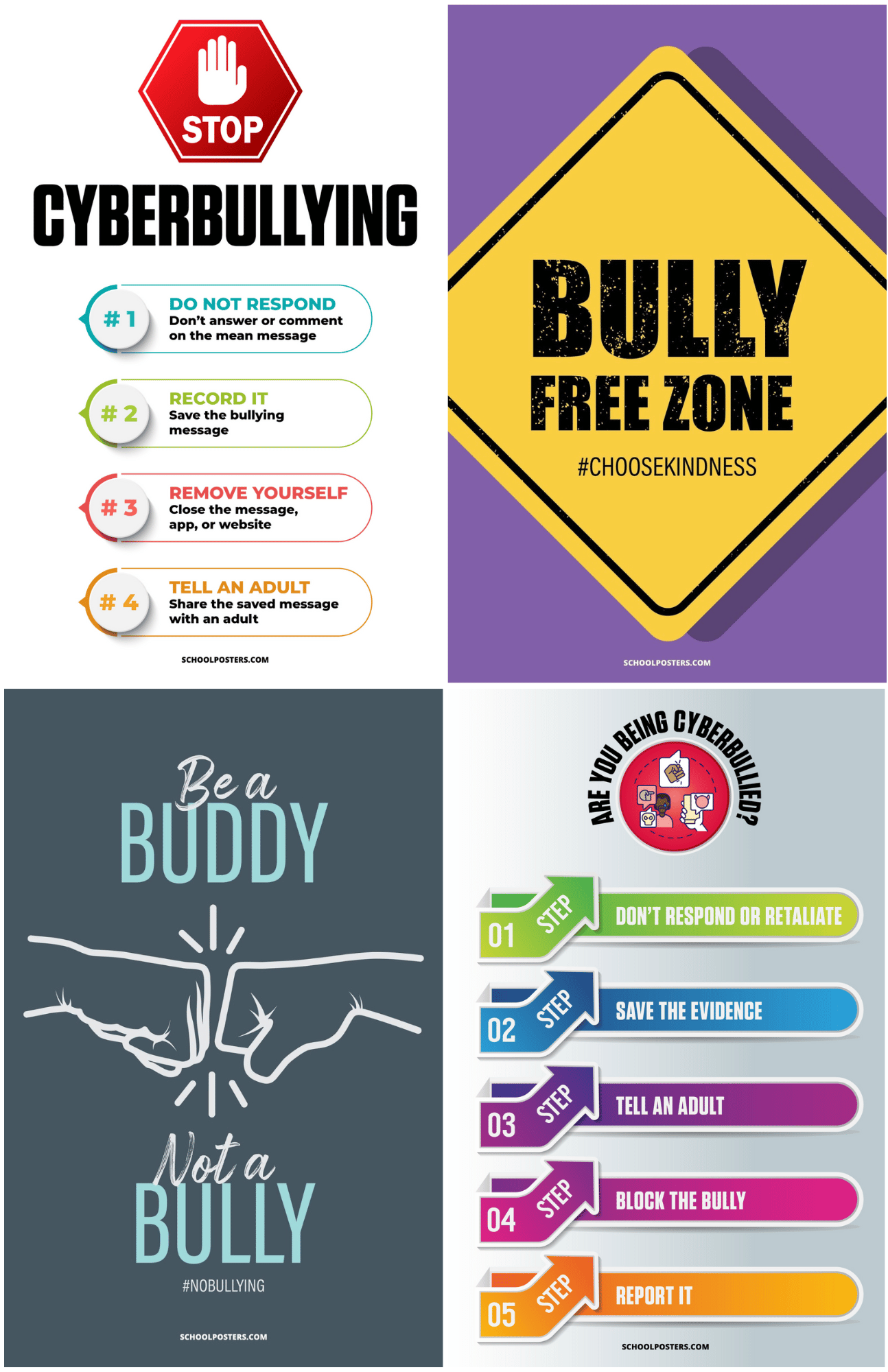 K-12 Bullying Prevention Mega Poster Package