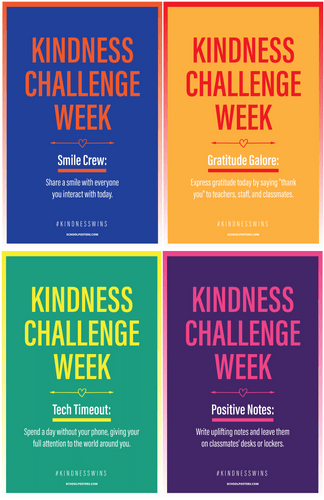Kindness Challenge Poster Package