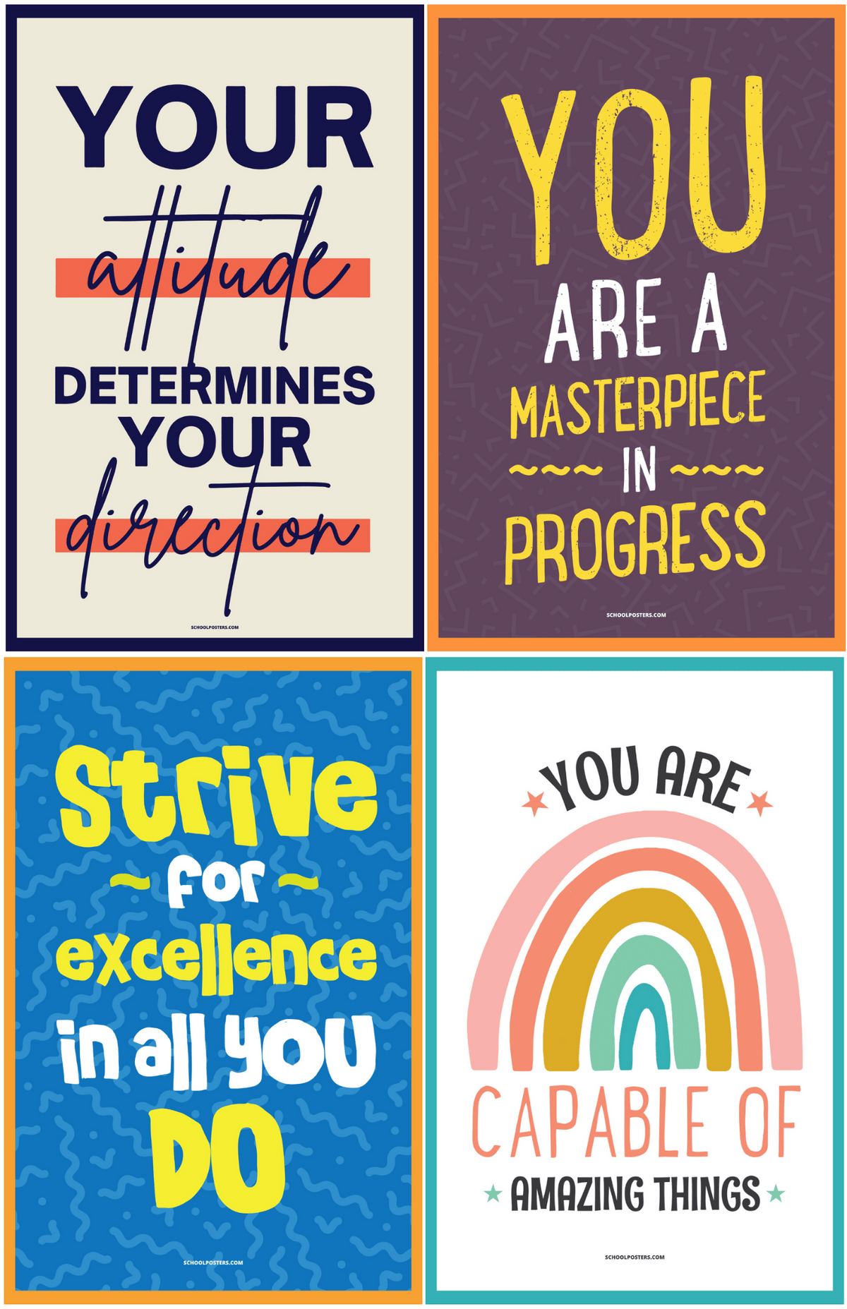 Middle School Motivational Poster Package LLC
