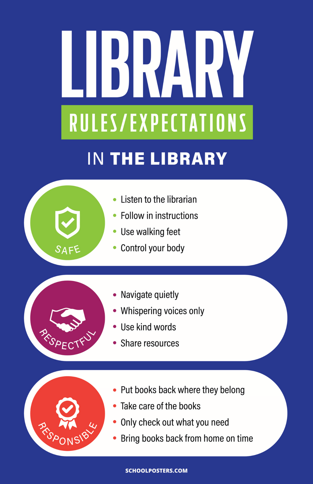 PBIS Library Poster
