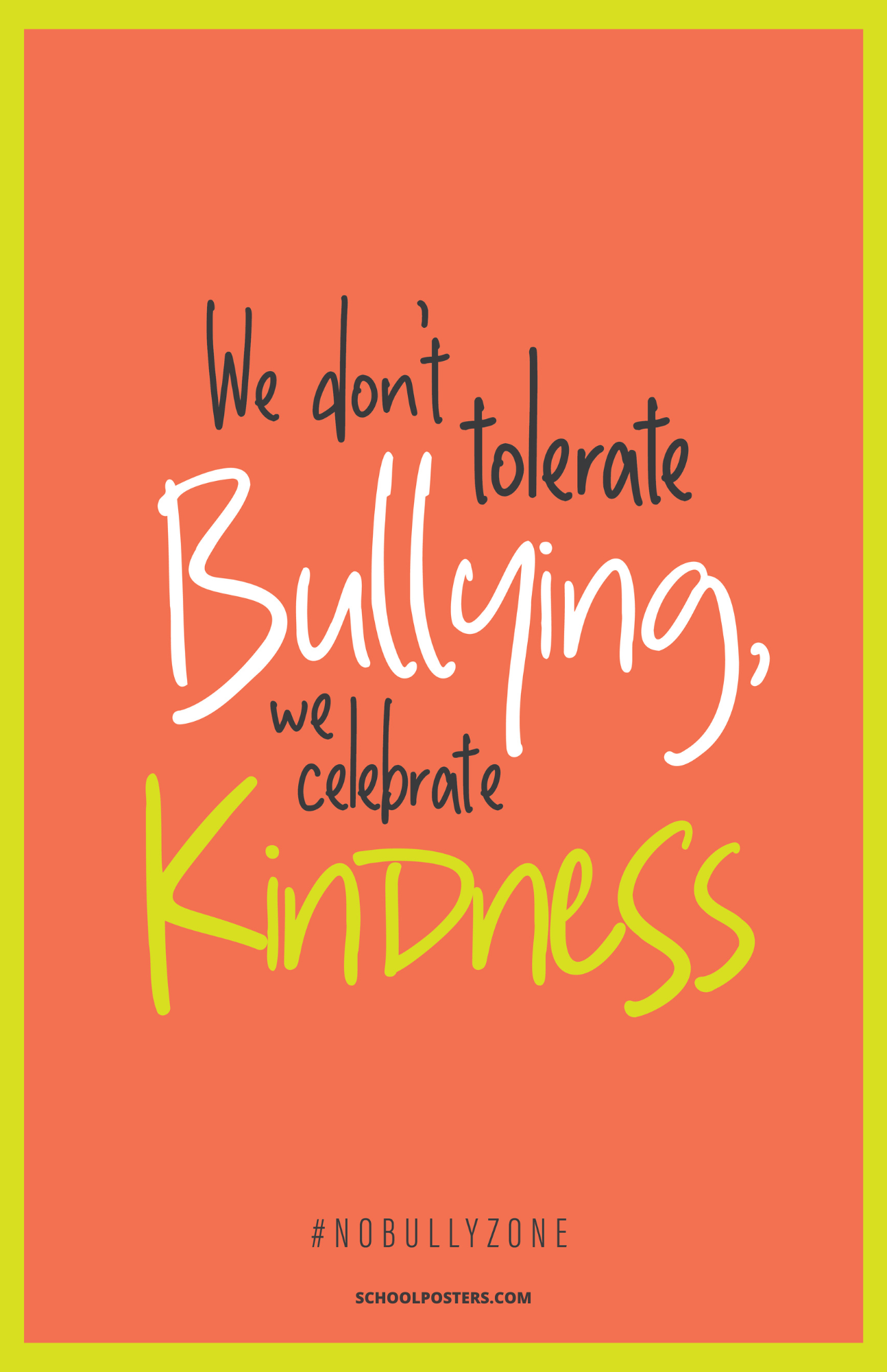 K-12 Bullying Prevention Poster