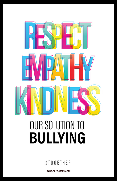 K-12 Bullying Prevention Poster