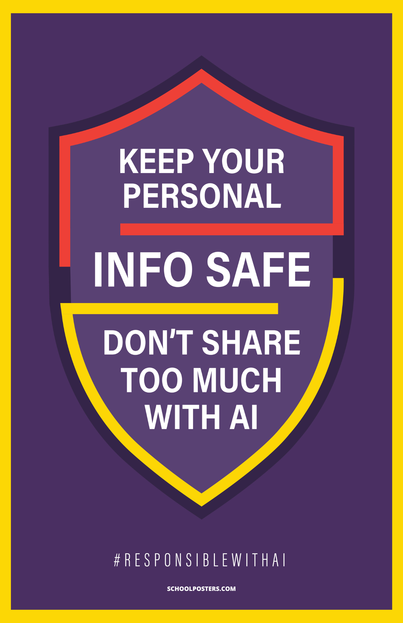 Artificial Intelligence Safety Poster – SchoolPosters.com LLC