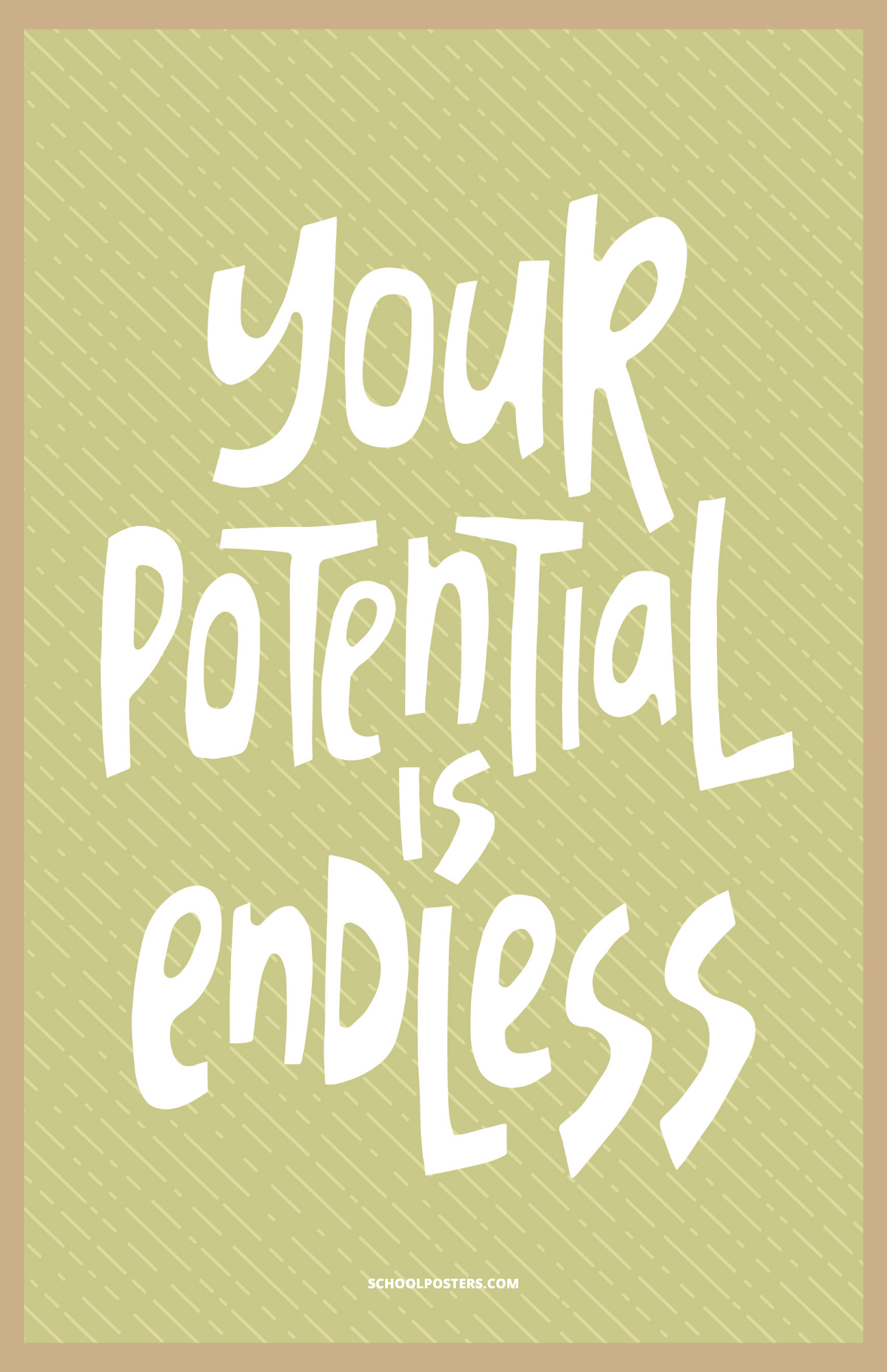 Middle School Motivational Poster – SchoolPosters.com LLC