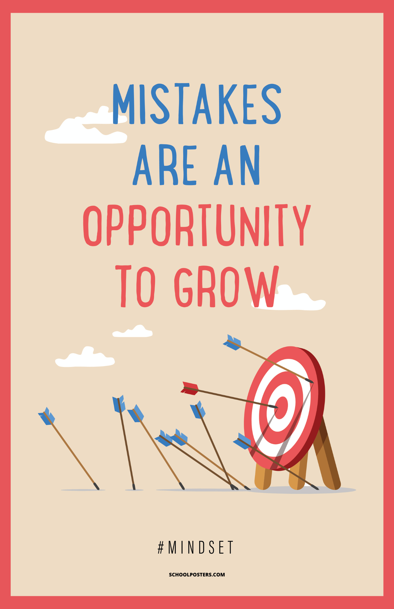 Develop a Growth Mindset Poster