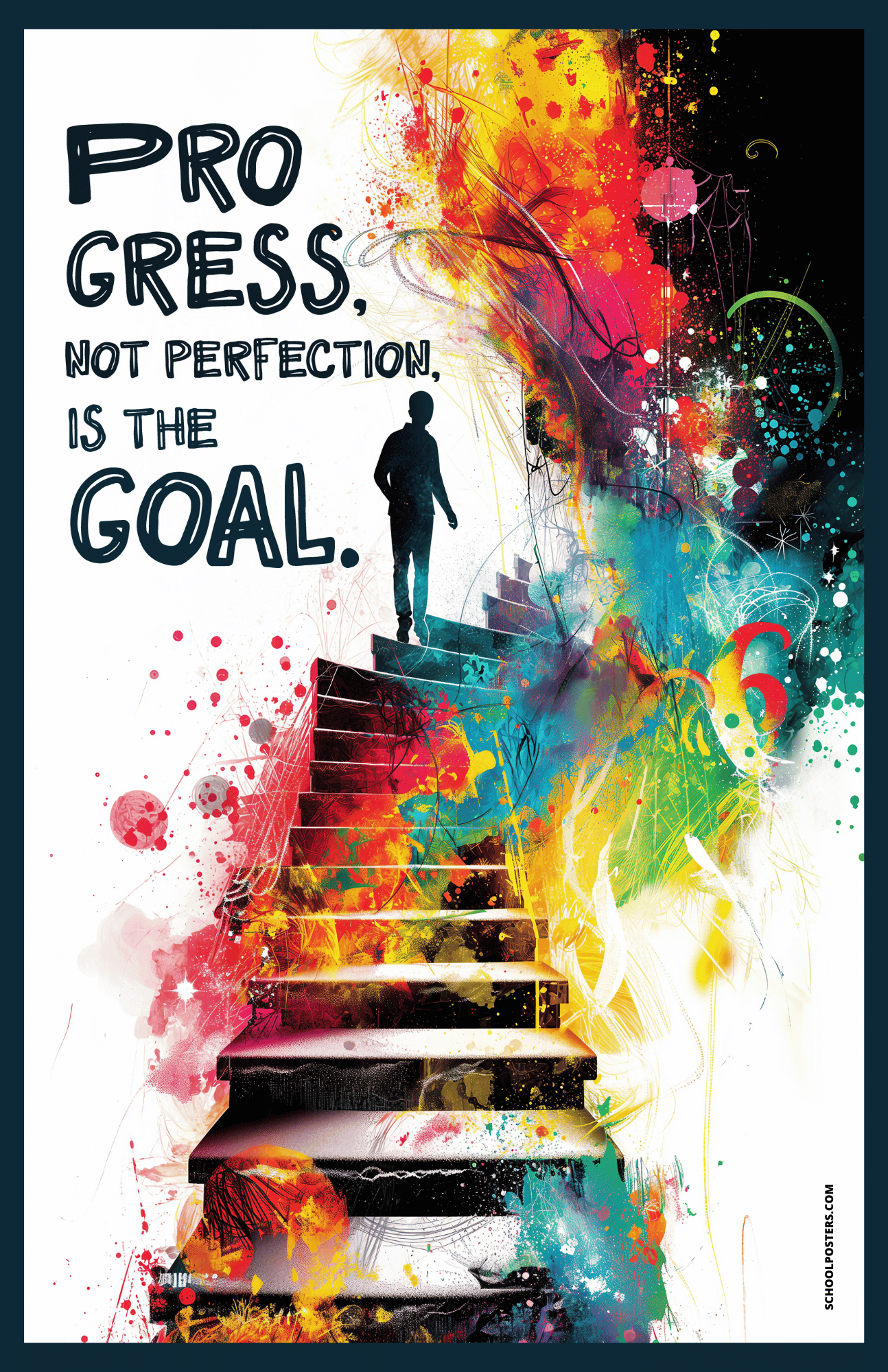 Progress Is The Goal Poster