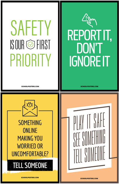 School Safety Poster Package (Set Of 15)