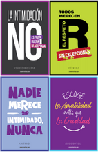 Load image into Gallery viewer, Spanish K-12 Bullying Prevention Poster Package