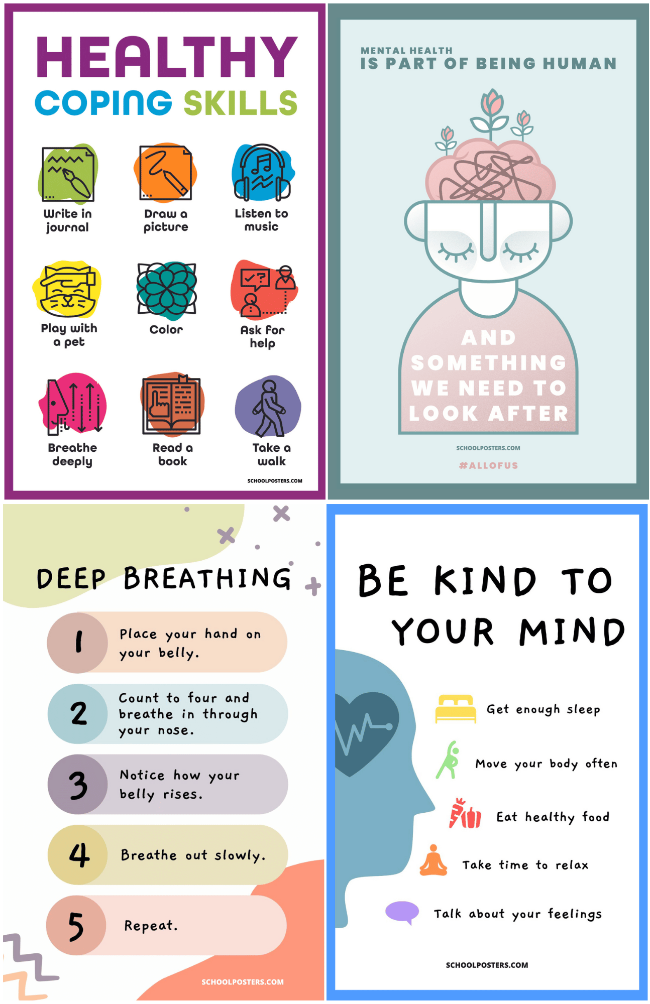 Student Mental Health Mega Poster Package