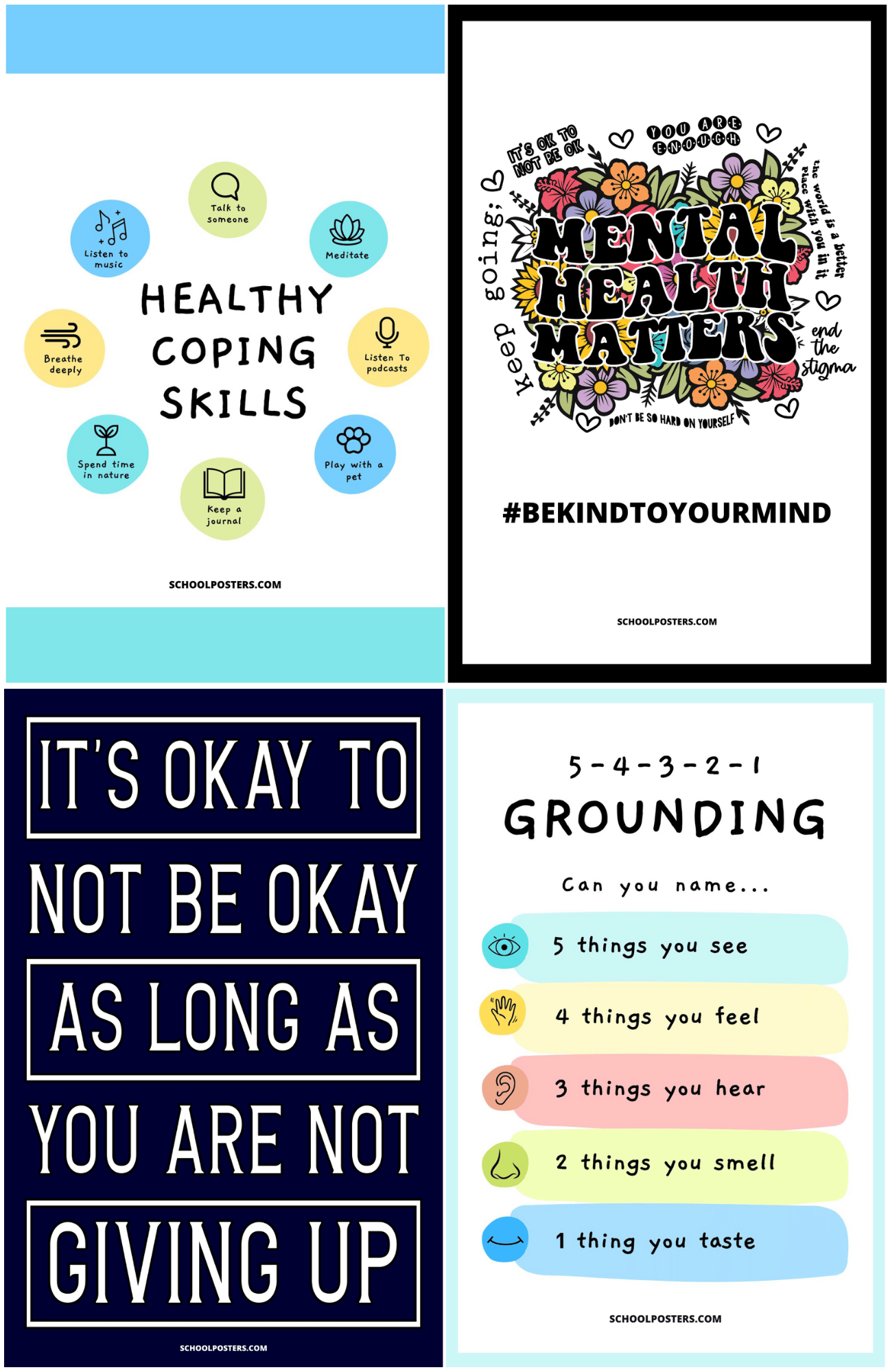 Student Mental Health Mega Poster Package