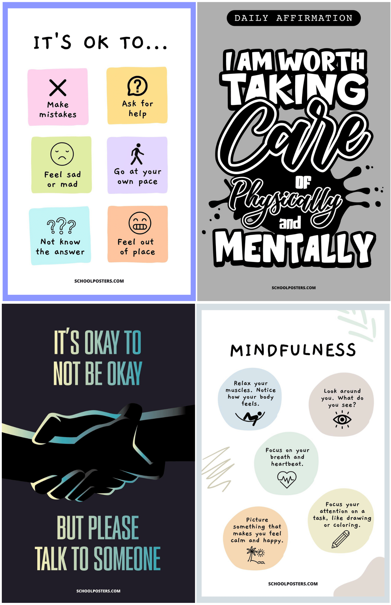 Student Mental Health Mega Poster Package