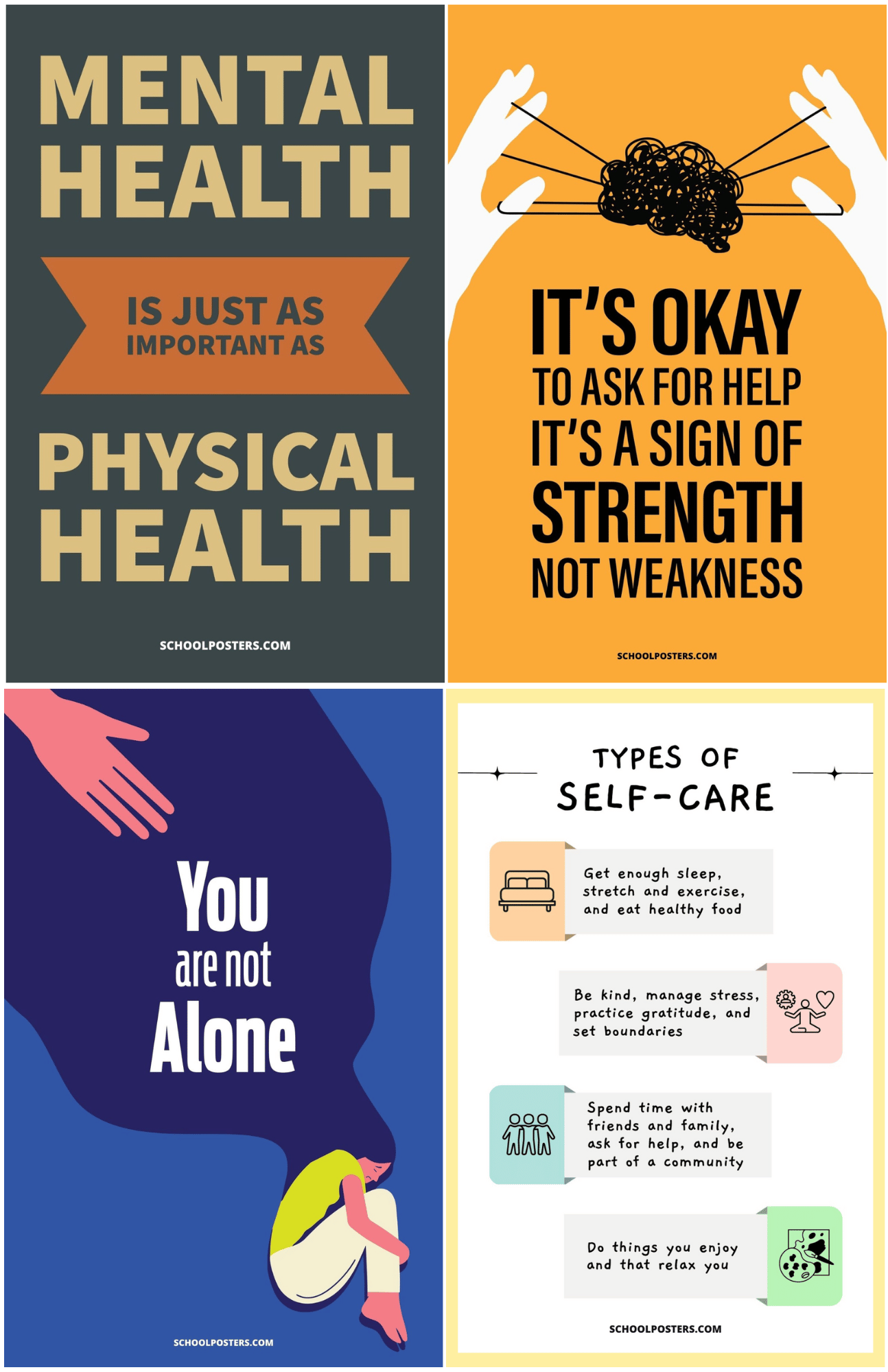 Student Mental Health Mega Poster Package