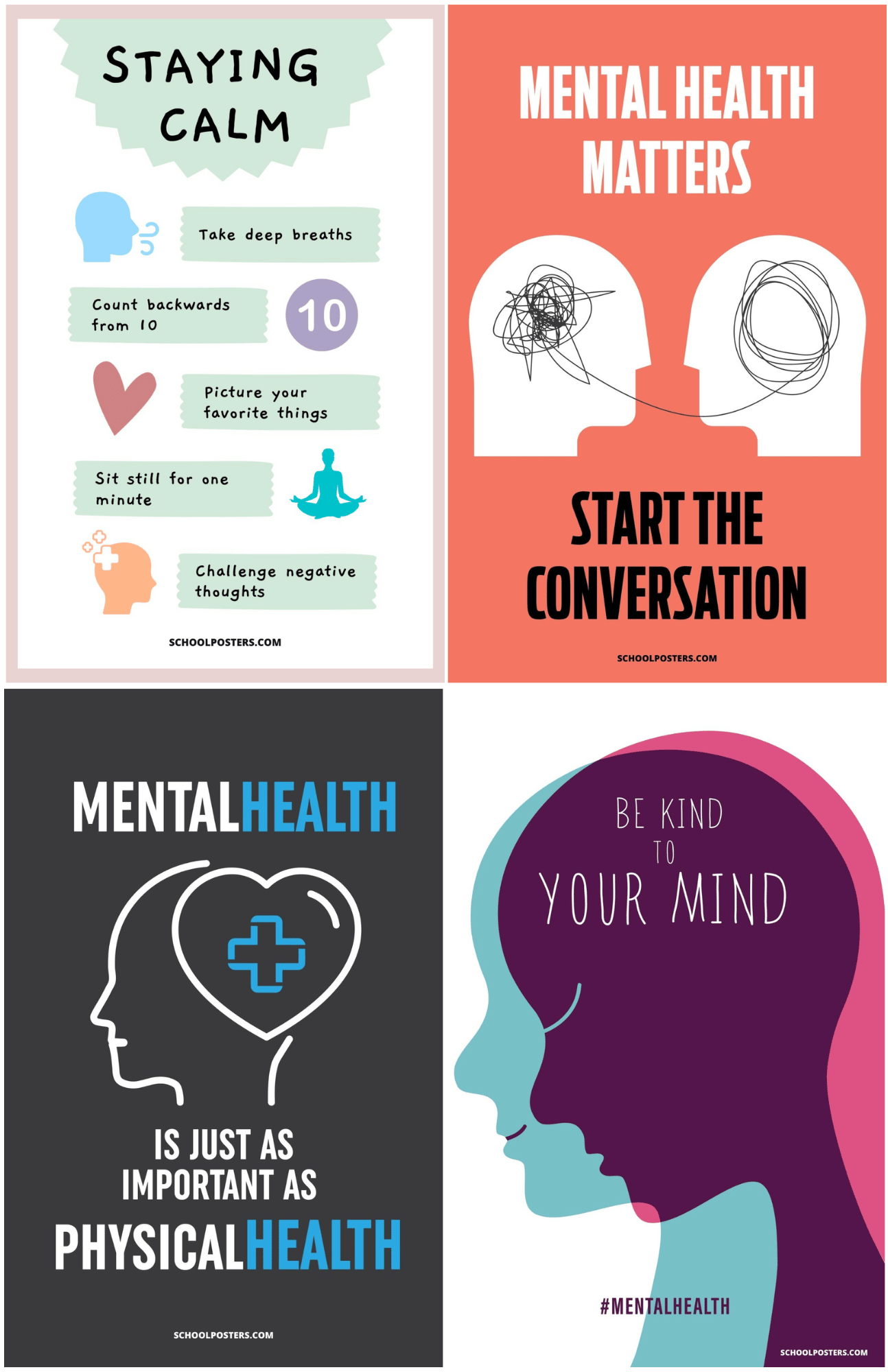 Student Mental Health Mega Poster Package