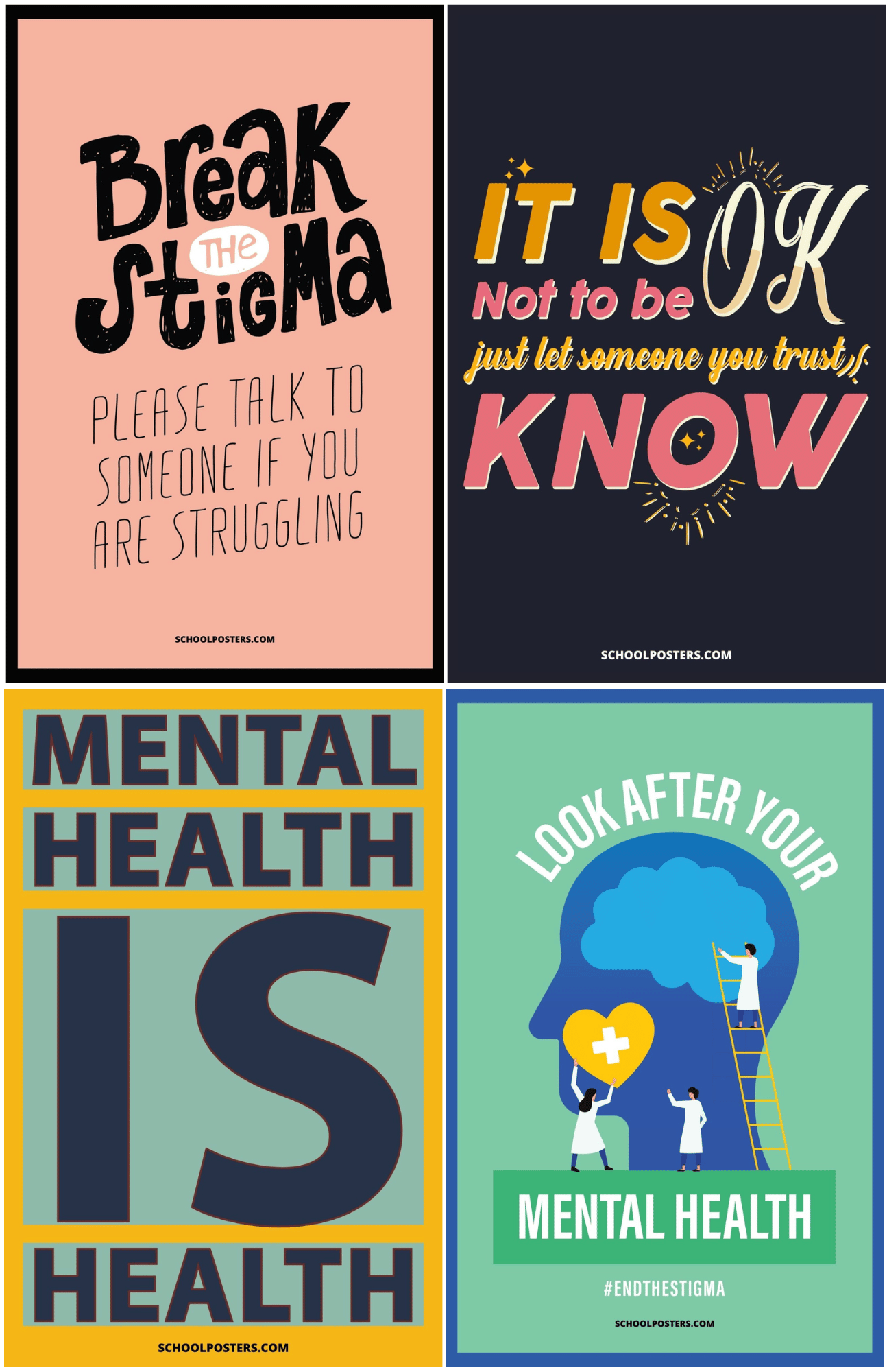 Student Mental Health Mega Poster Package