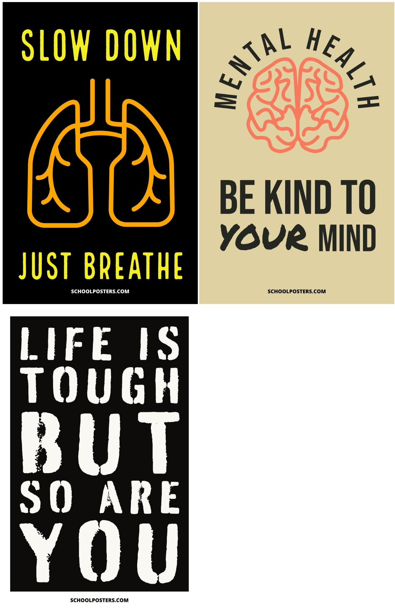 Student Mental Health Mega Poster Package