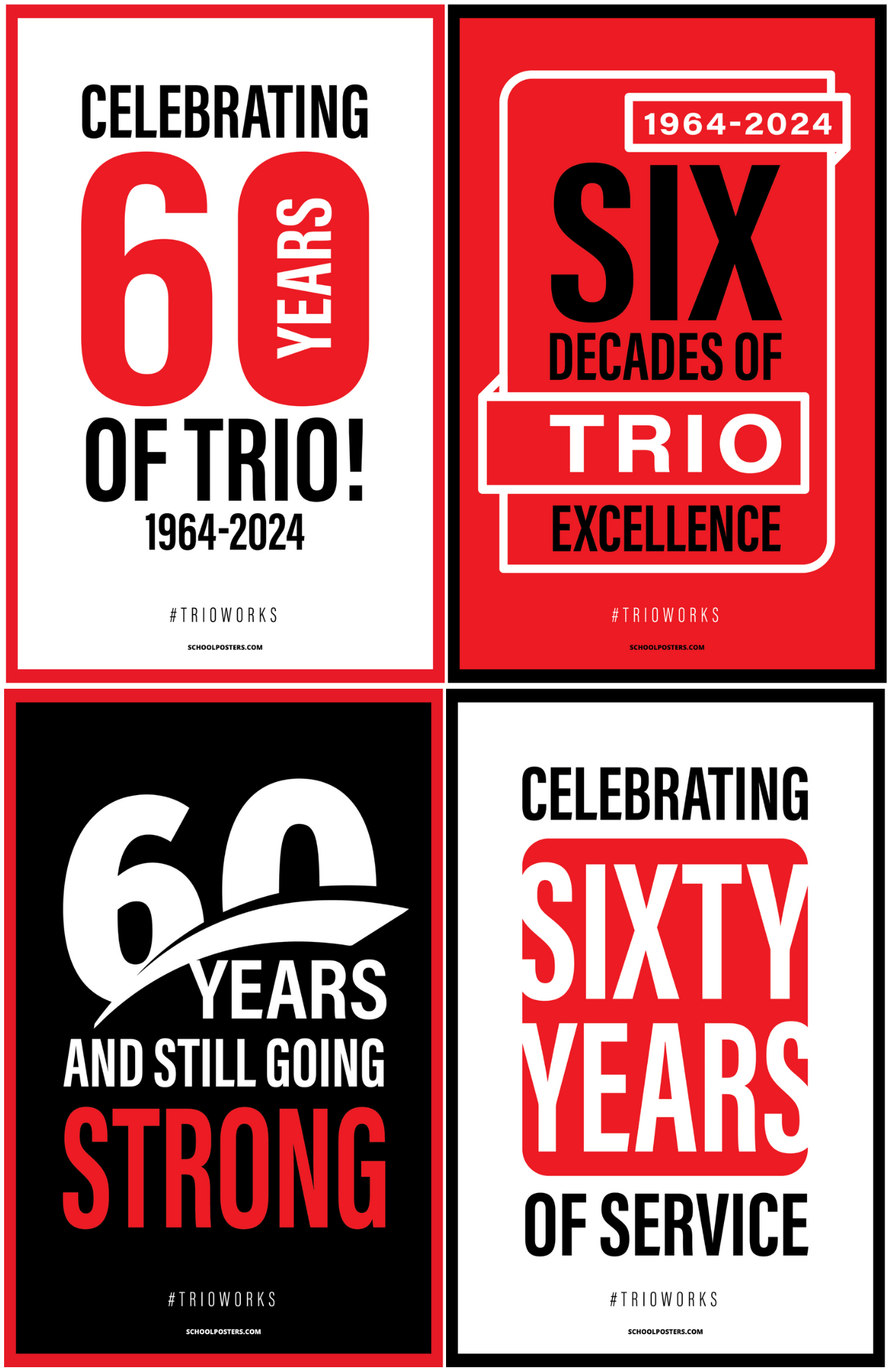 TRIO 60th Anniversary Poster Package