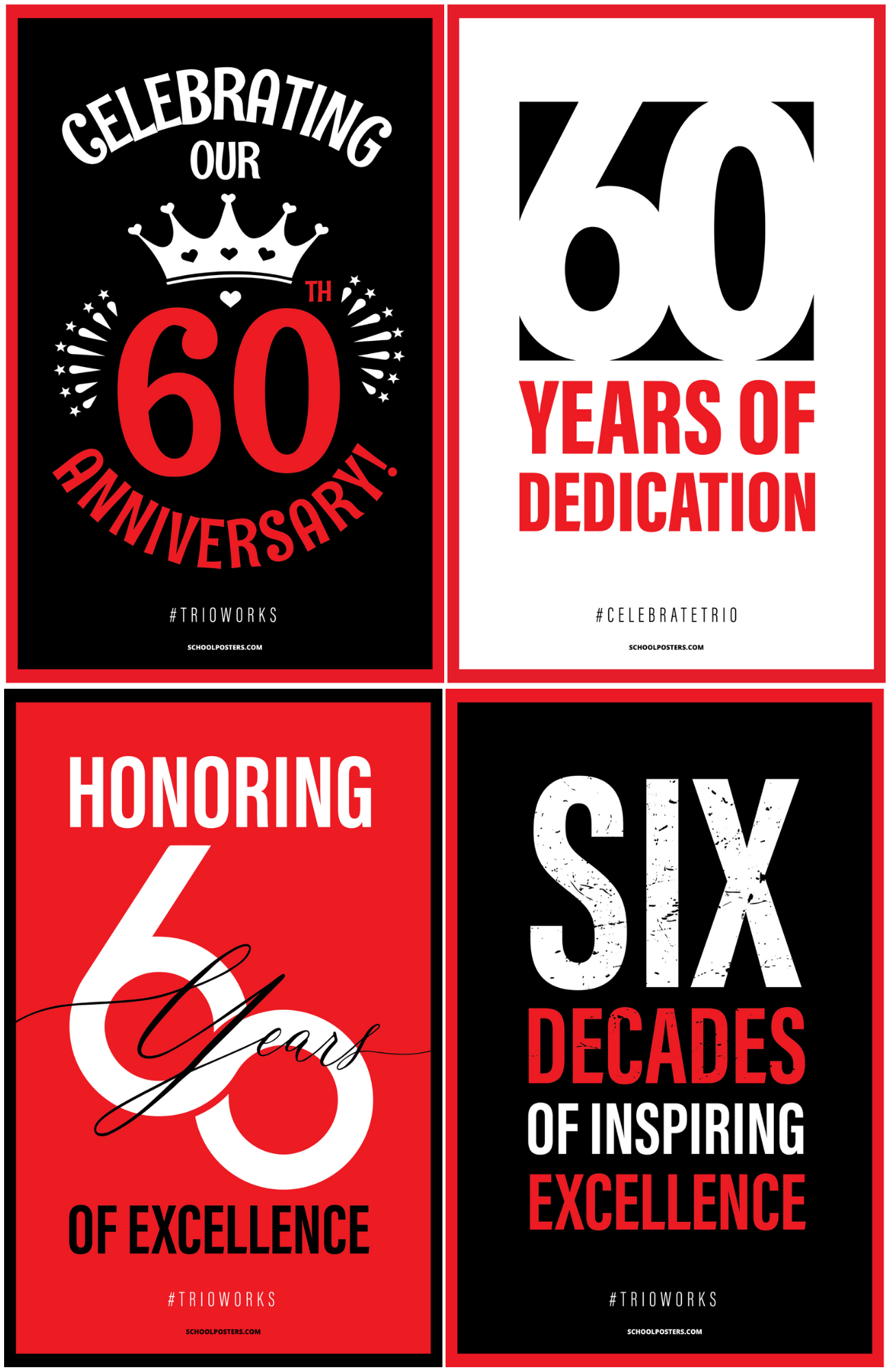 TRIO 60th Anniversary Poster Package