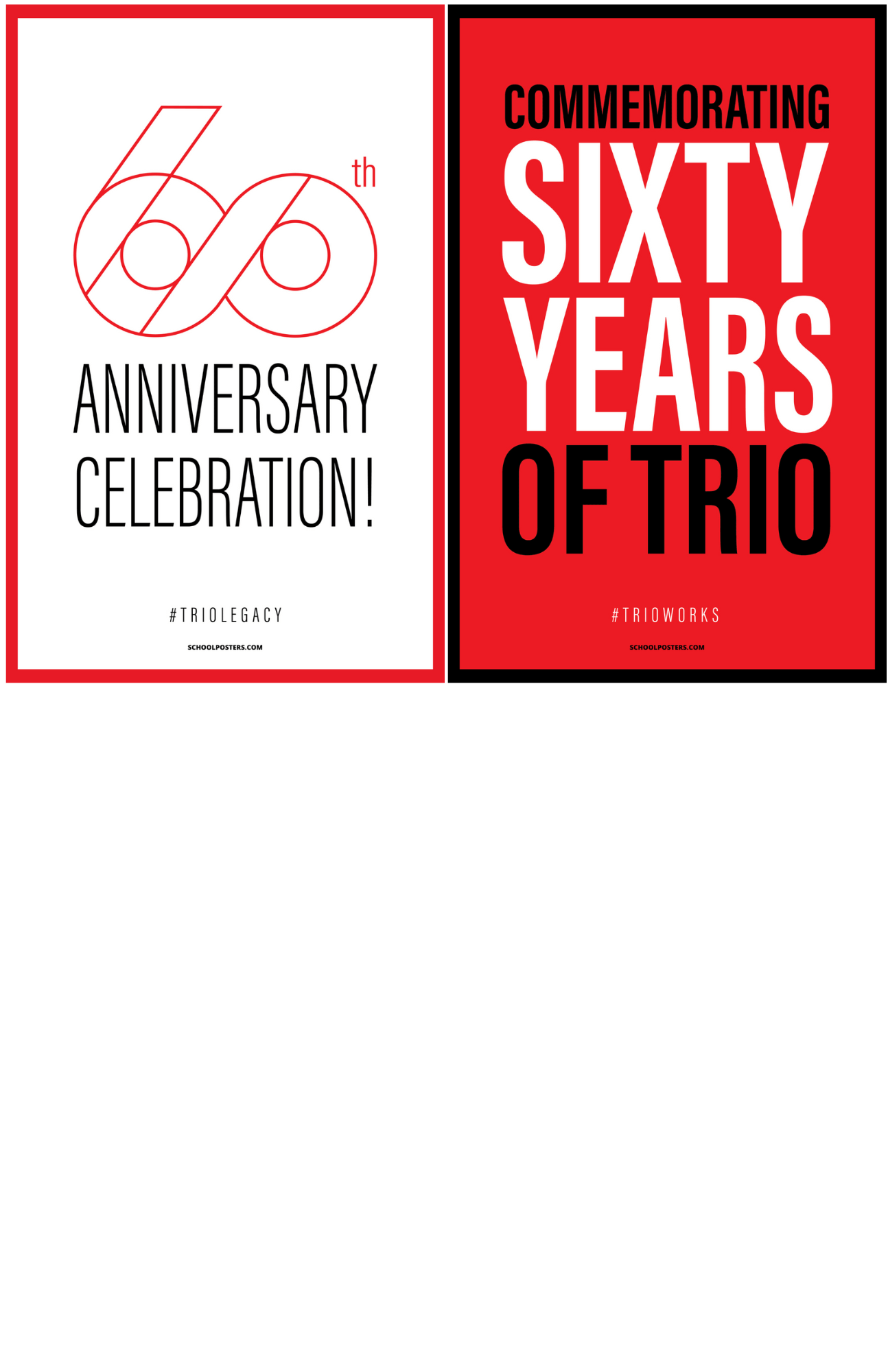 TRIO 60th Anniversary Poster Package