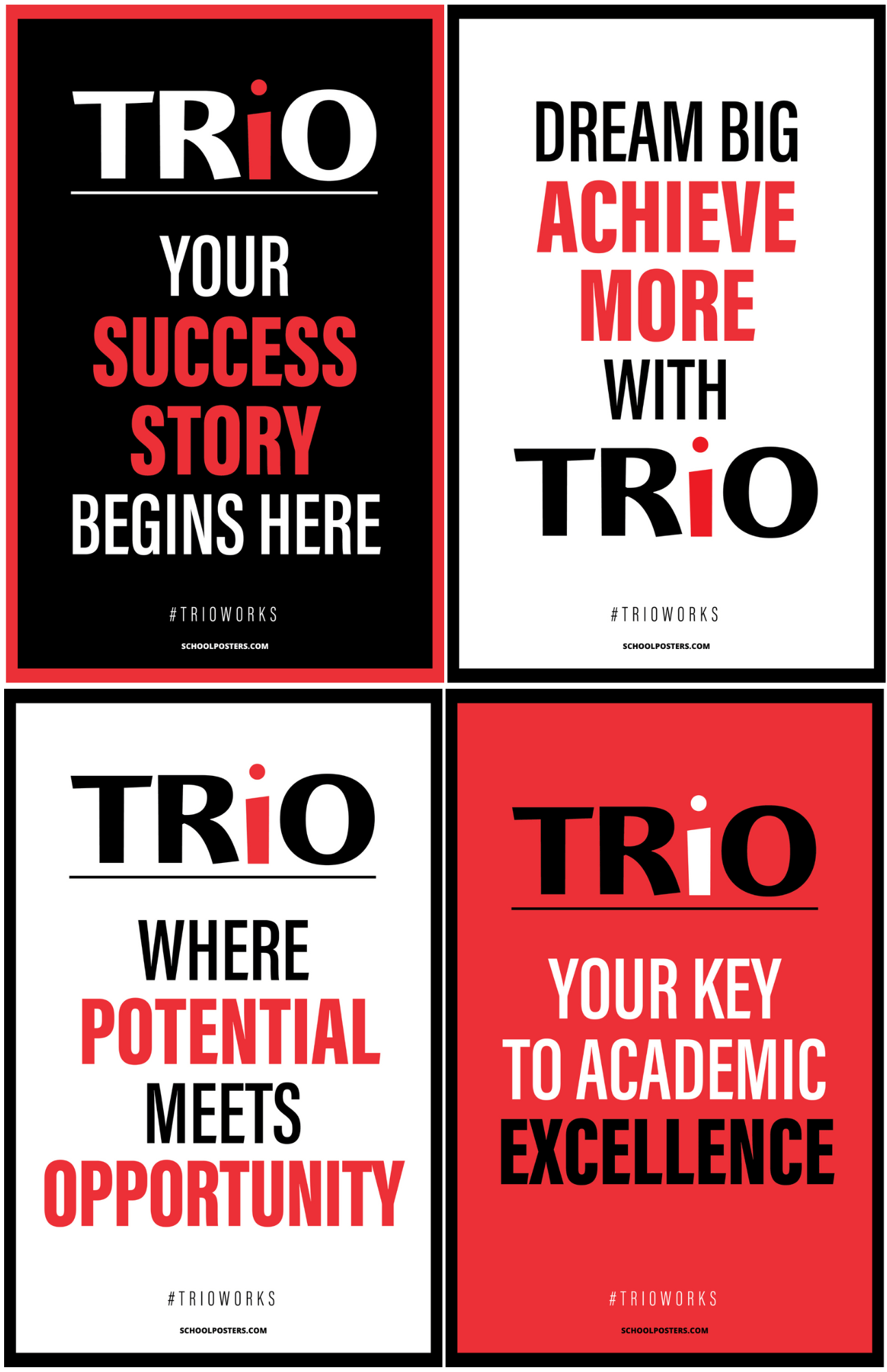 TRIO Program Poster Package