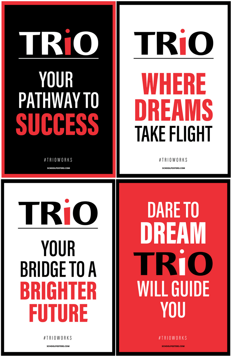 TRIO Program Poster Package – SchoolPosters.com LLC