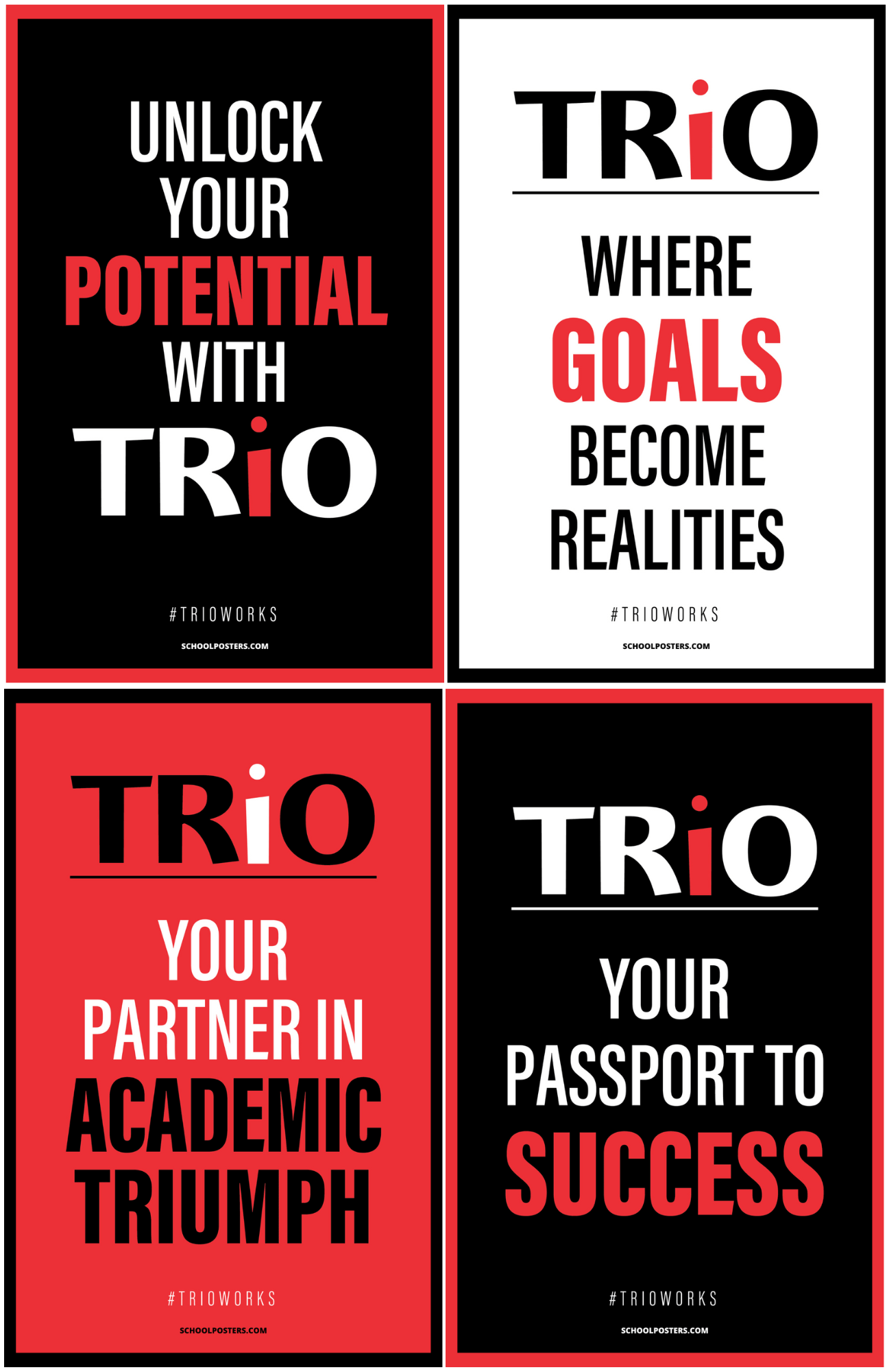 TRIO Program Poster Package