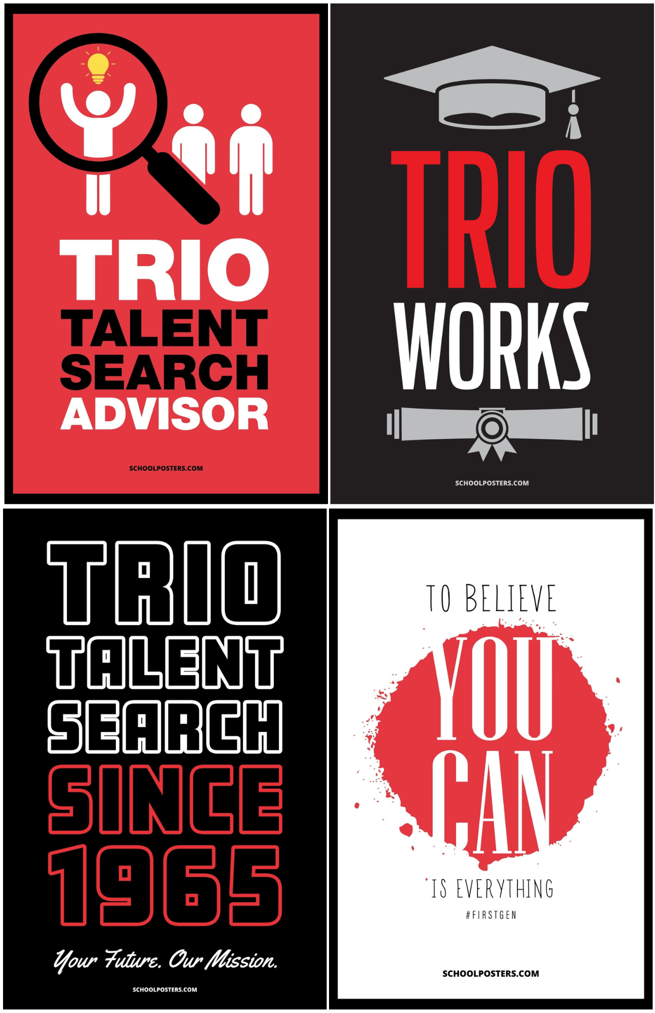TRIO Talent Search Advisor Poster Package